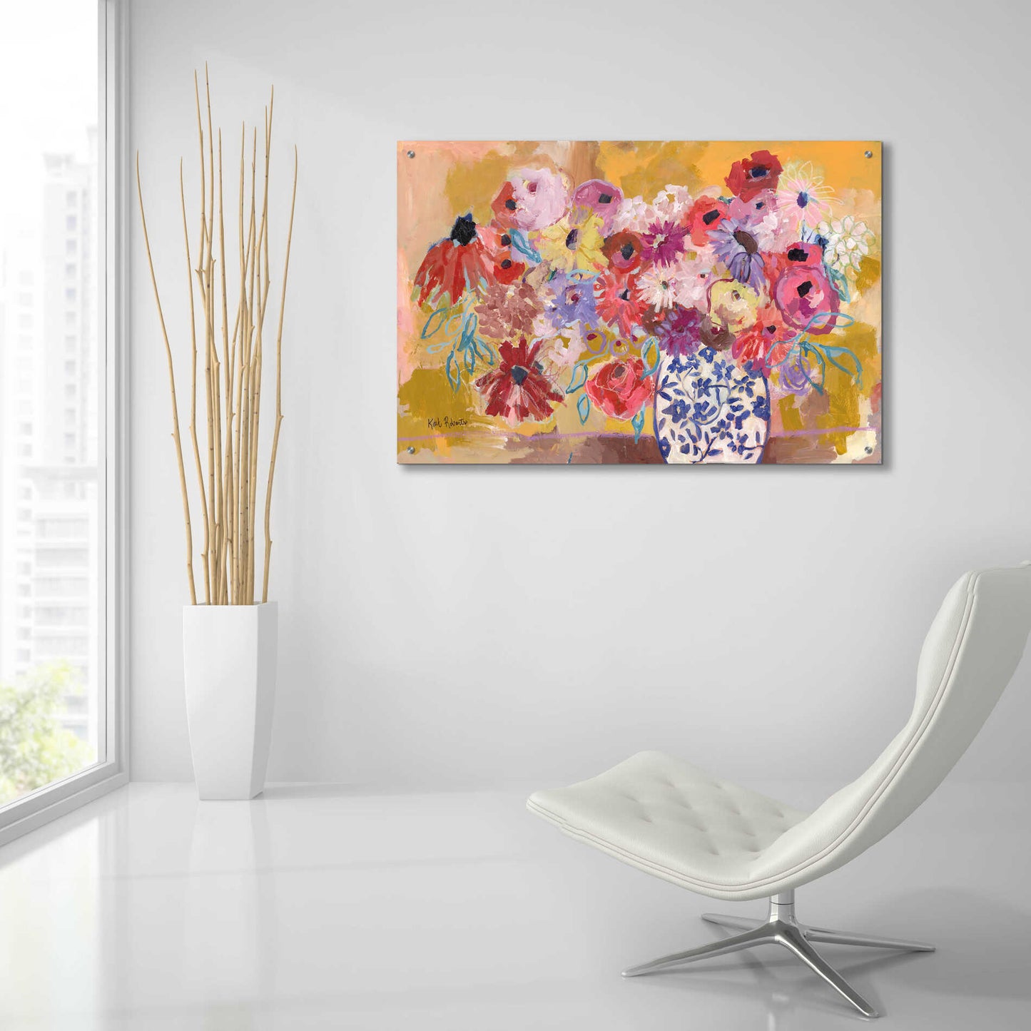 Epic Art 'A Love Song For You' by Kait Roberts, Acrylic Glass Wall Art,36x24