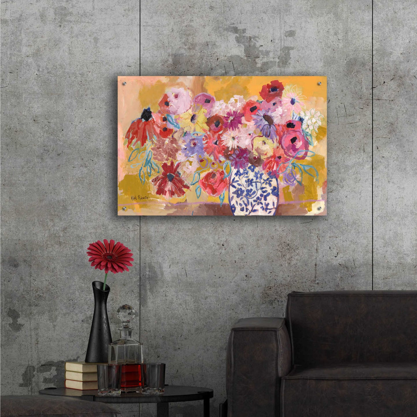 Epic Art 'A Love Song For You' by Kait Roberts, Acrylic Glass Wall Art,36x24