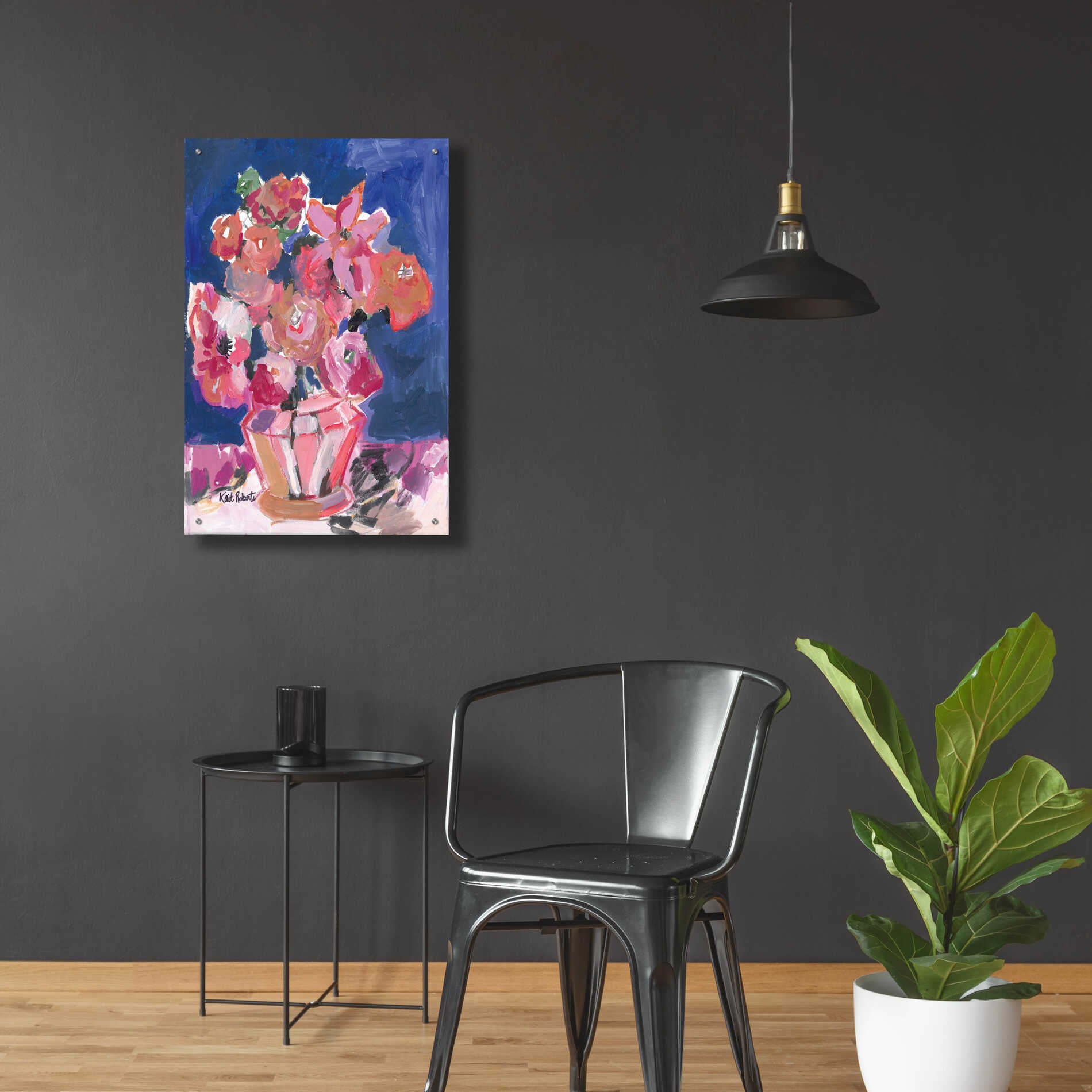 Epic Art 'Flowers for Barbara' by Kait Roberts, Acrylic Glass Wall Art,24x36