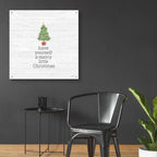Epic Art 'Have Yourself A Merry Little Christmas' by Kate Sherrill, Acrylic Glass Wall Art,36x36