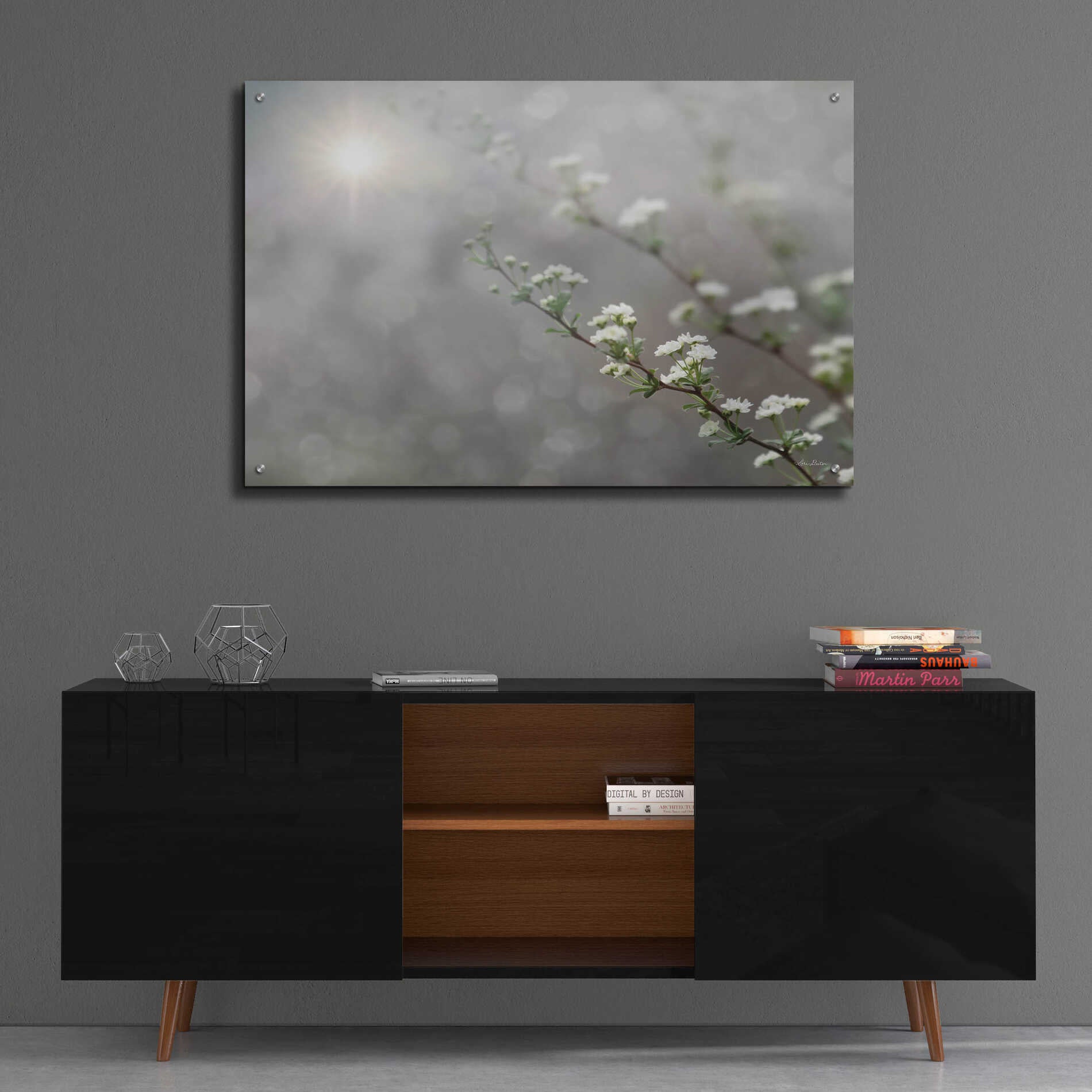 Epic Art 'Floral Dreams' by Lori Deiter, Acrylic Glass Wall Art,36x24