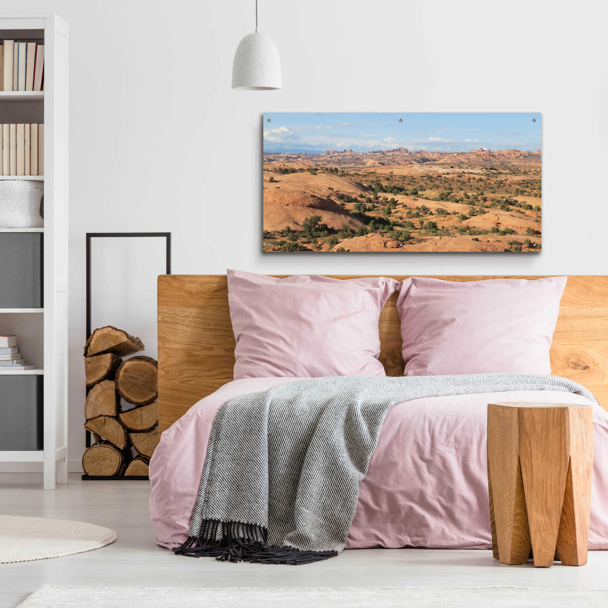 Epic Art 'Moab Sand Flats II' by Lori Deiter, Acrylic Glass Wall Art,48x24