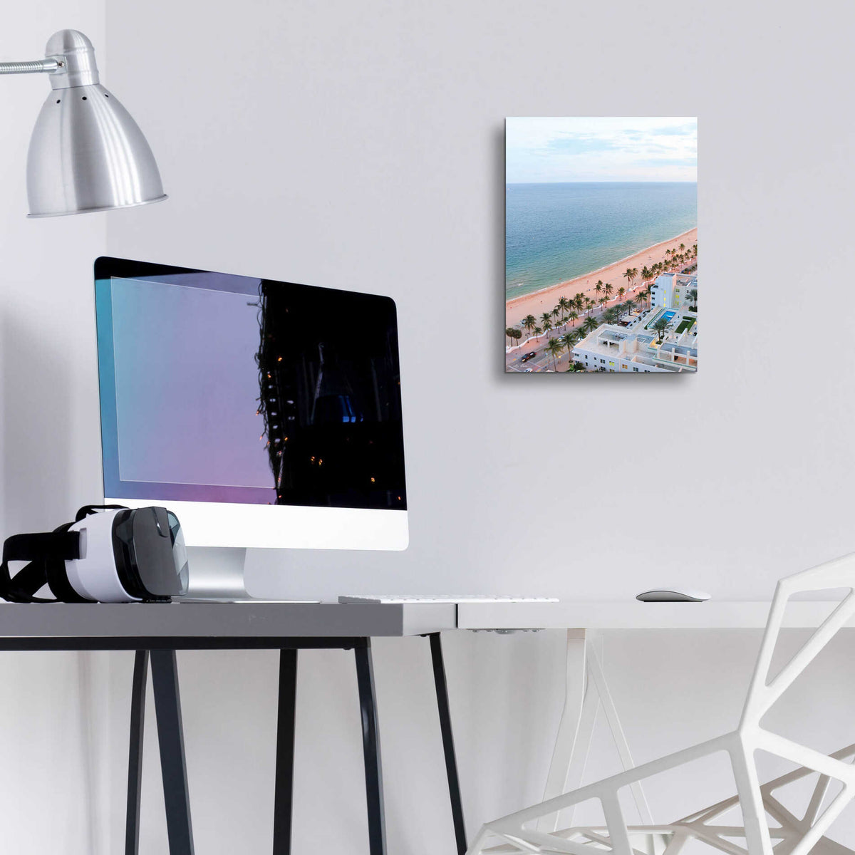 Epic Art 'Fort Lauderdale Beach' by Lori Deiter, Acrylic Glass Wall Art,12x16