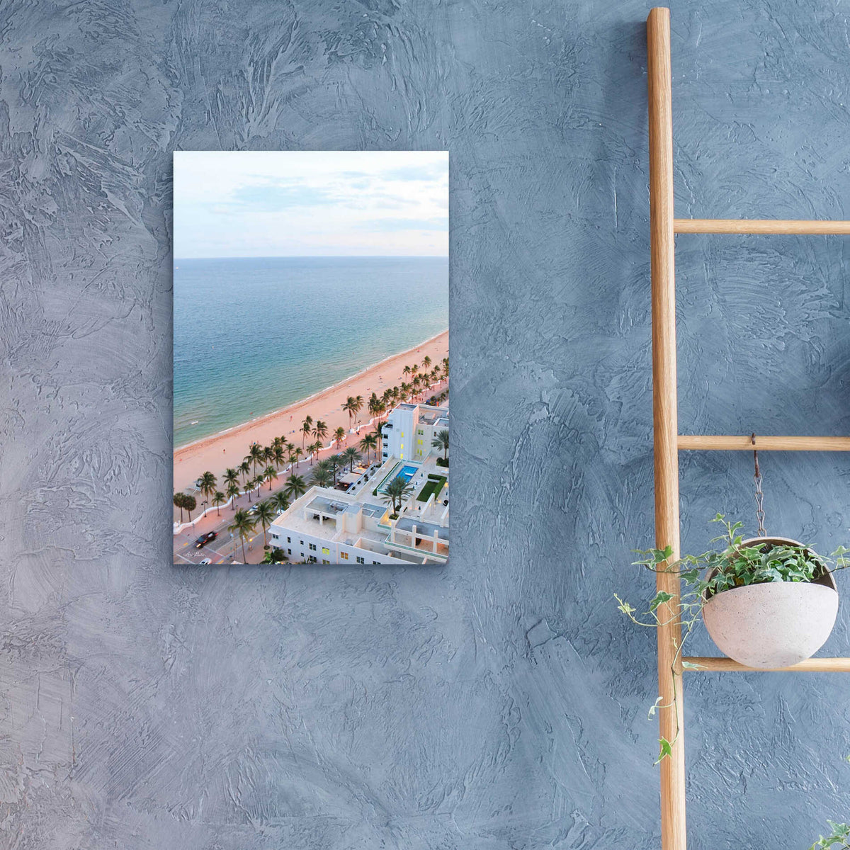 Epic Art 'Fort Lauderdale Beach' by Lori Deiter, Acrylic Glass Wall Art,16x24