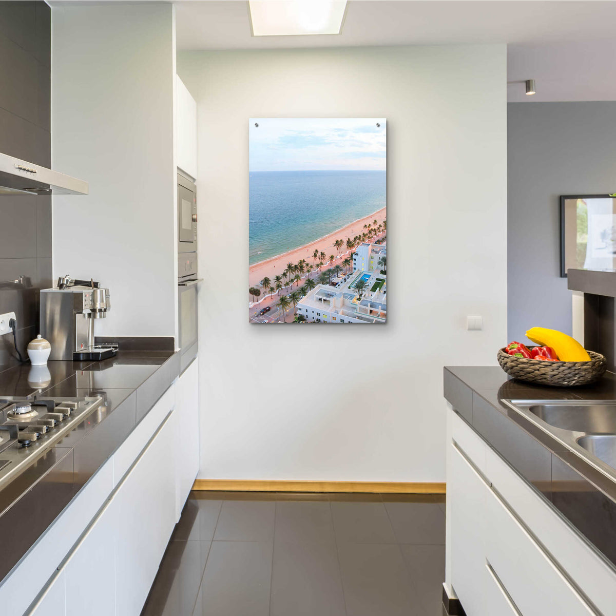 Epic Art 'Fort Lauderdale Beach' by Lori Deiter, Acrylic Glass Wall Art,24x36