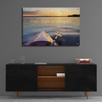 Epic Art 'Lake Life is Simple' by Lori Deiter, Acrylic Glass Wall Art,36x24