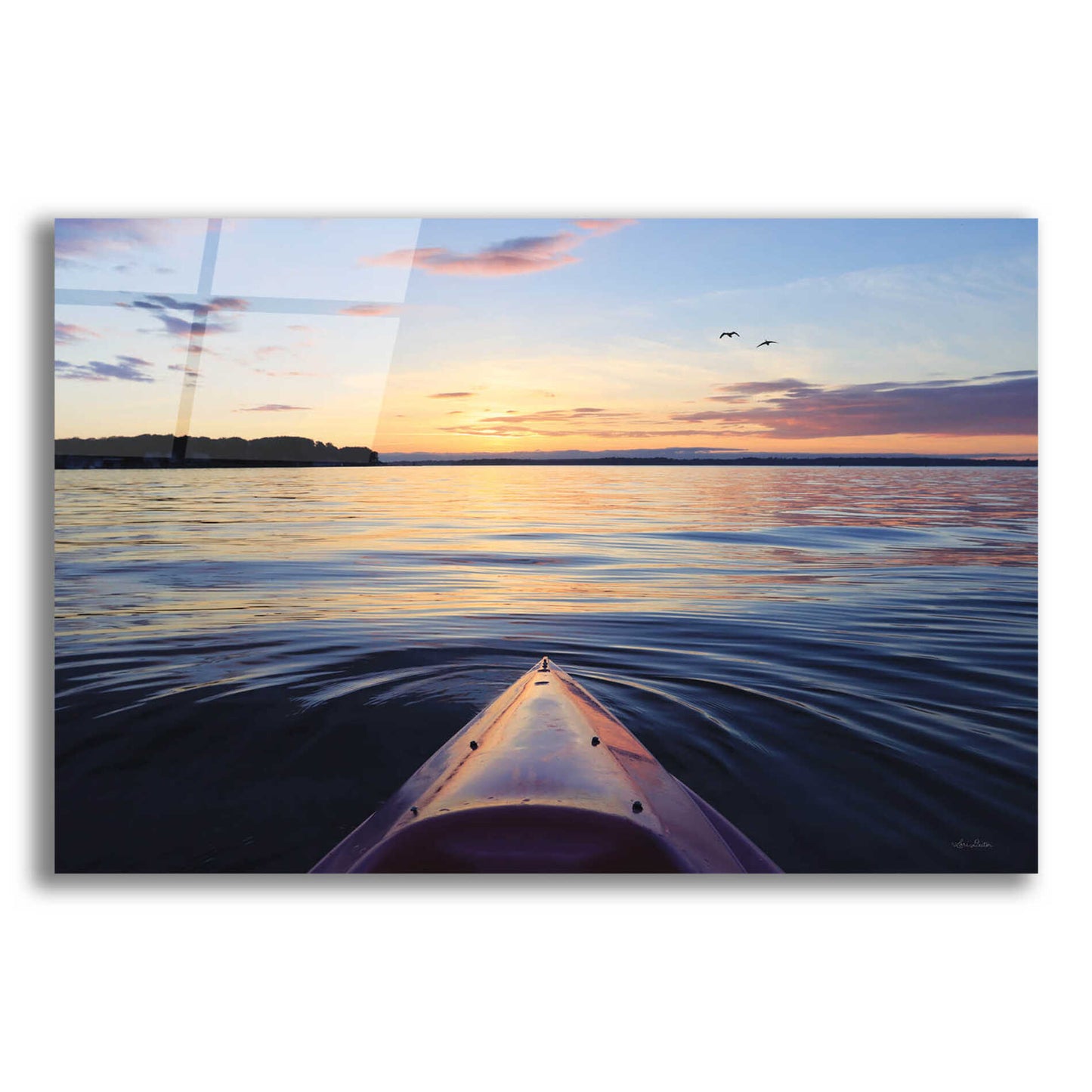 Epic Art 'Kayaking on French Bay' by Lori Deiter, Acrylic Glass Wall Art