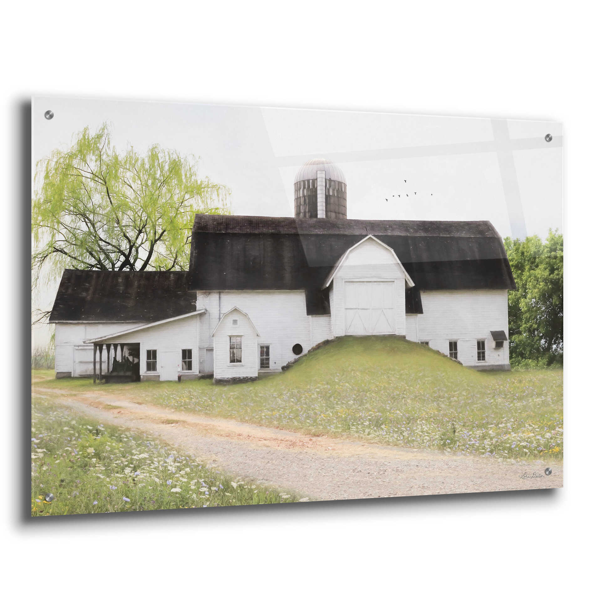 Epic Art 'Big Country Barn' by Lori Deiter, Acrylic Glass Wall Art,36x24