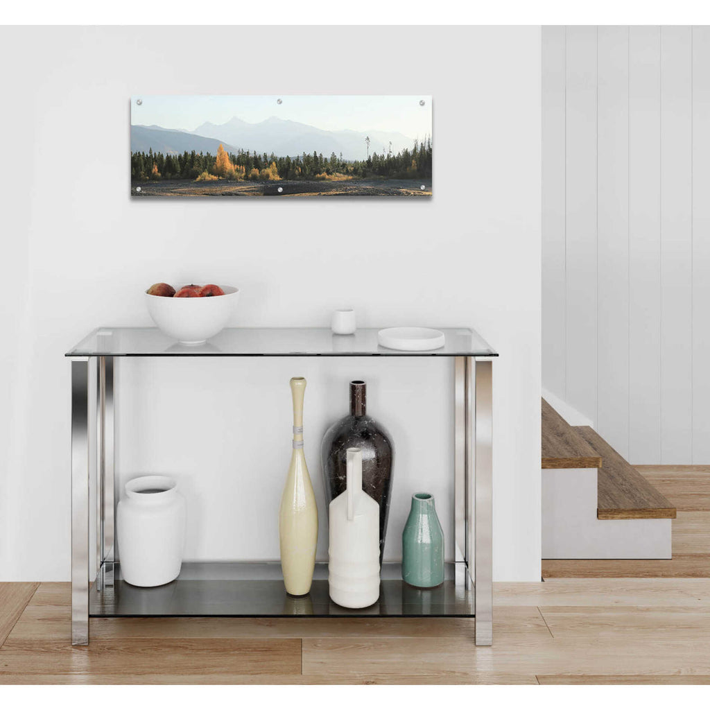Epic Art 'Dillon Dam Sunrise' by Lori Deiter, Acrylic Glass Wall Art,36x12