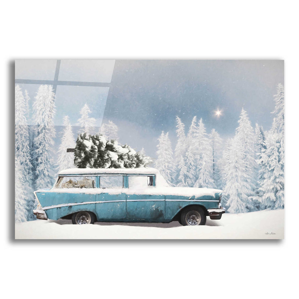 Epic Art 'Christmas Blues' by Lori Deiter, Acrylic Glass Wall Art