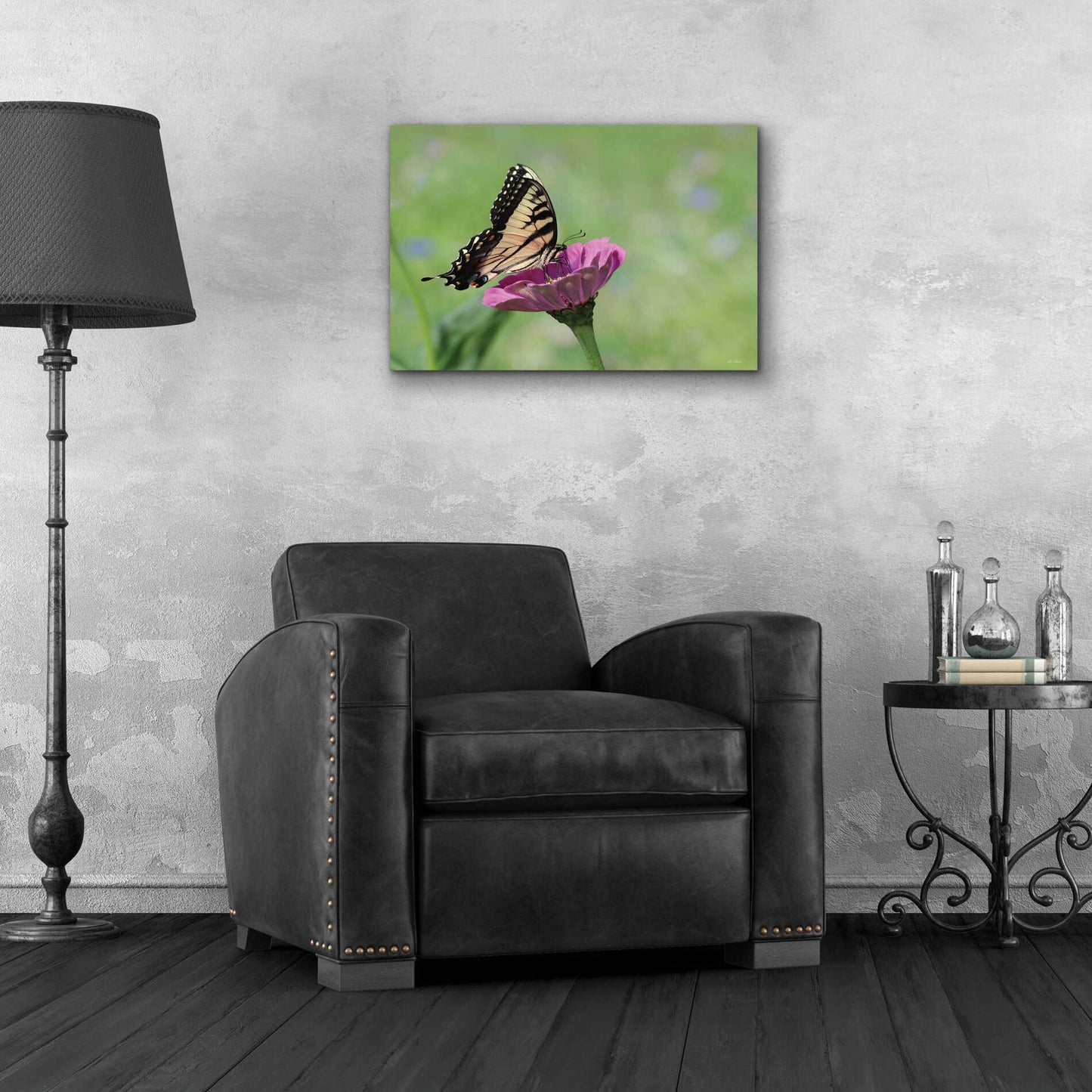 Epic Art 'Butterfly Resting Spot I' by Lori Deiter, Acrylic Glass Wall Art,24x16
