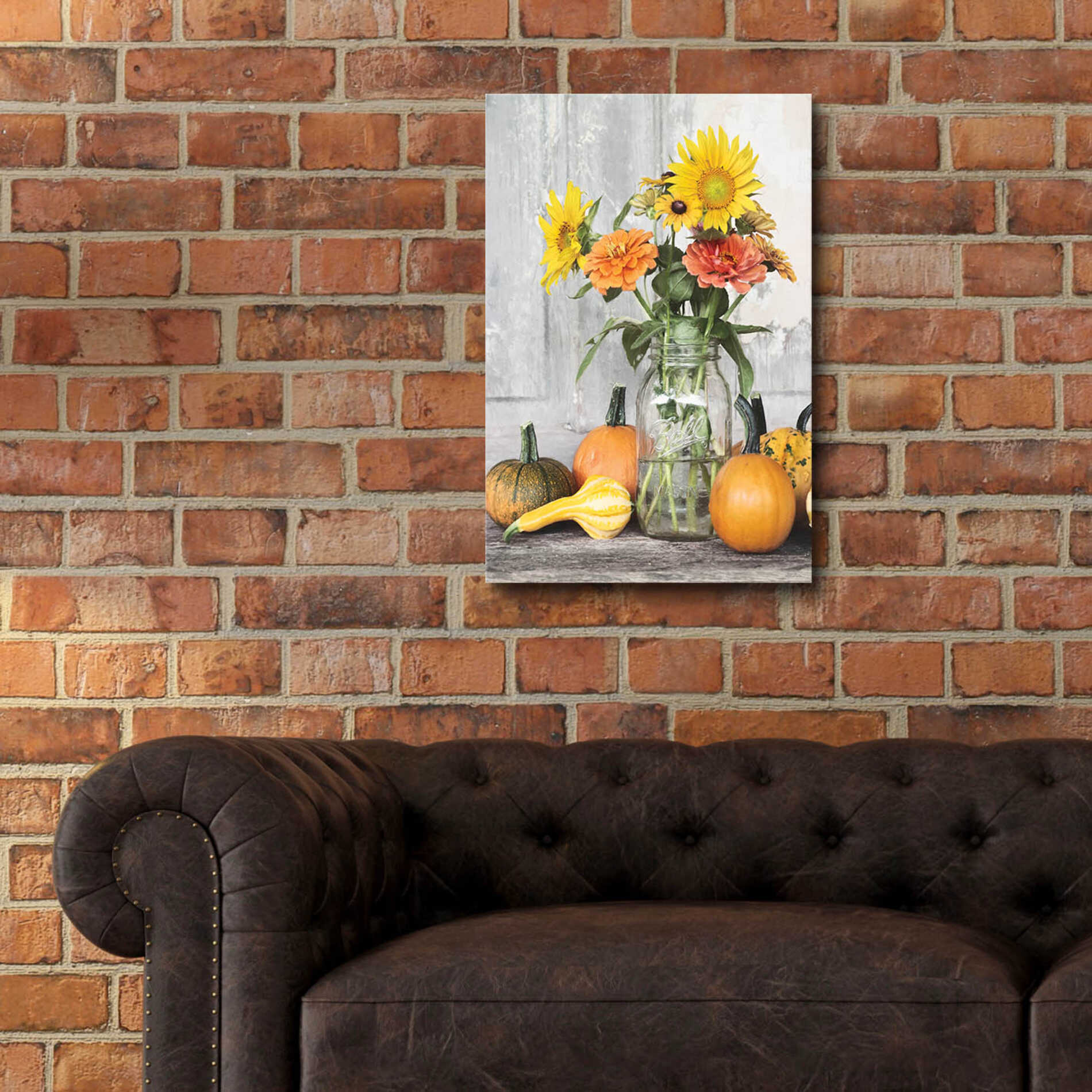 Epic Art 'Autumn Still Live' by Lori Deiter, Acrylic Glass Wall Art,16x24