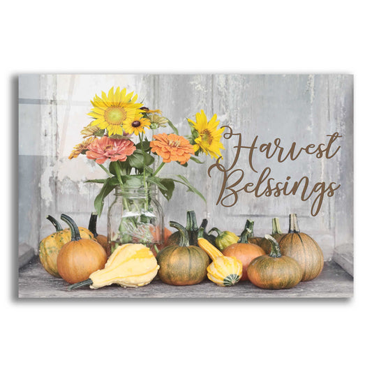 Epic Art 'Harvest Blessings' by Lori Deiter, Acrylic Glass Wall Art