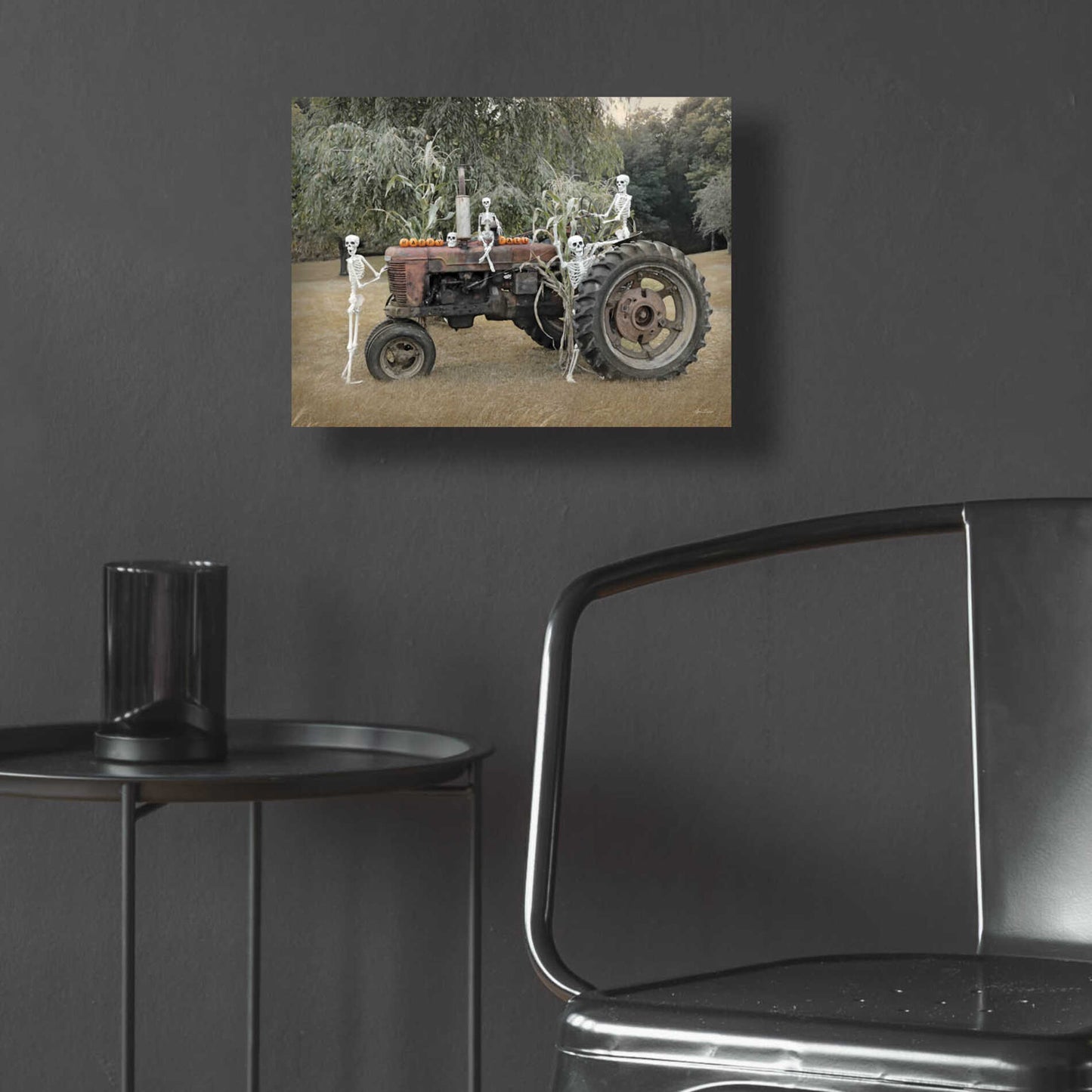 Epic Art 'Happy Fall' by Lori Deiter, Acrylic Glass Wall Art,16x12