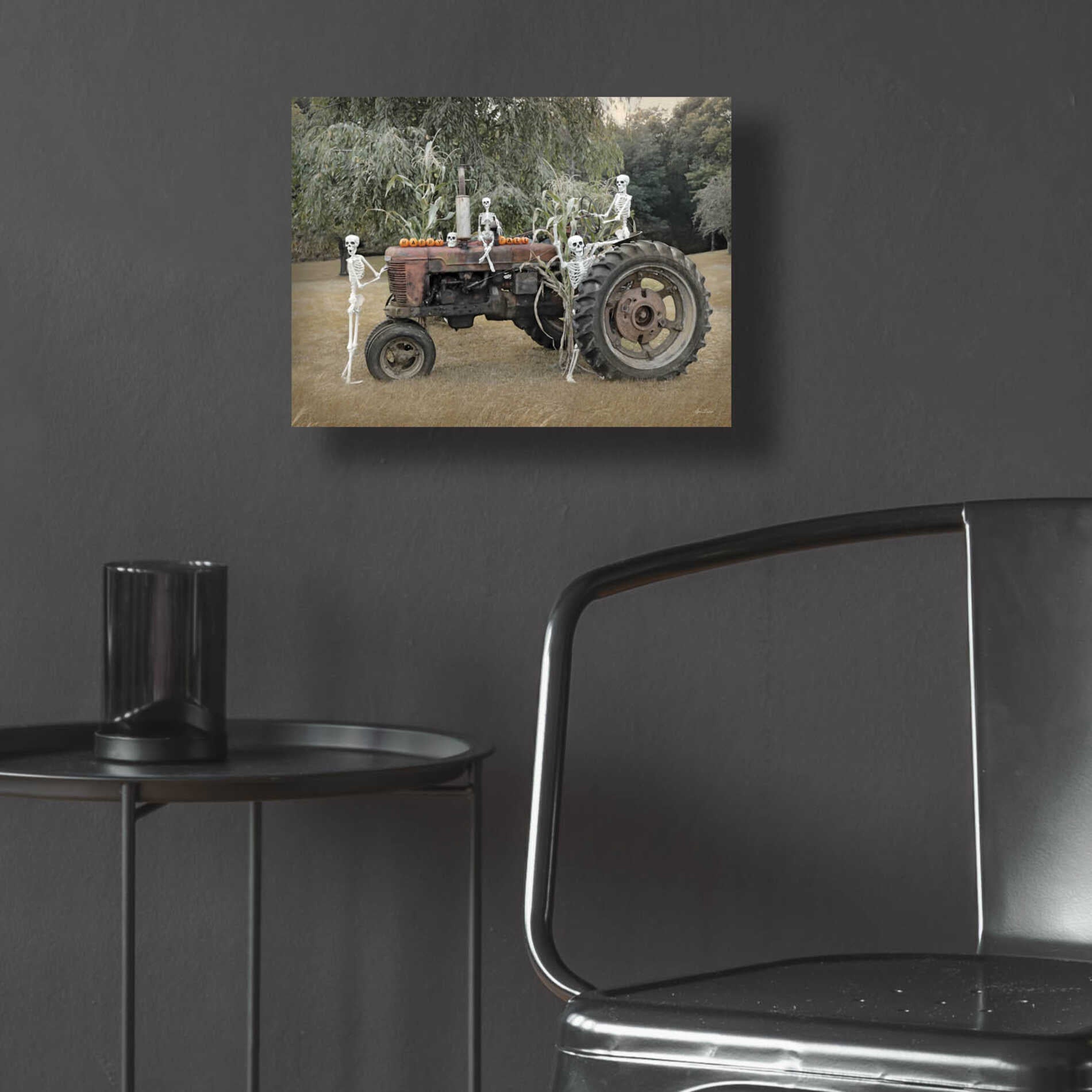 Epic Art 'Happy Fall' by Lori Deiter, Acrylic Glass Wall Art,16x12