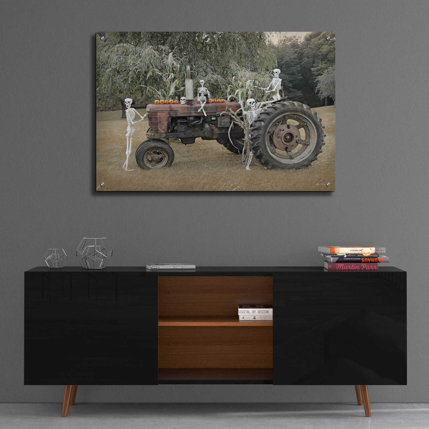 Epic Art 'Happy Fall' by Lori Deiter, Acrylic Glass Wall Art,36x24