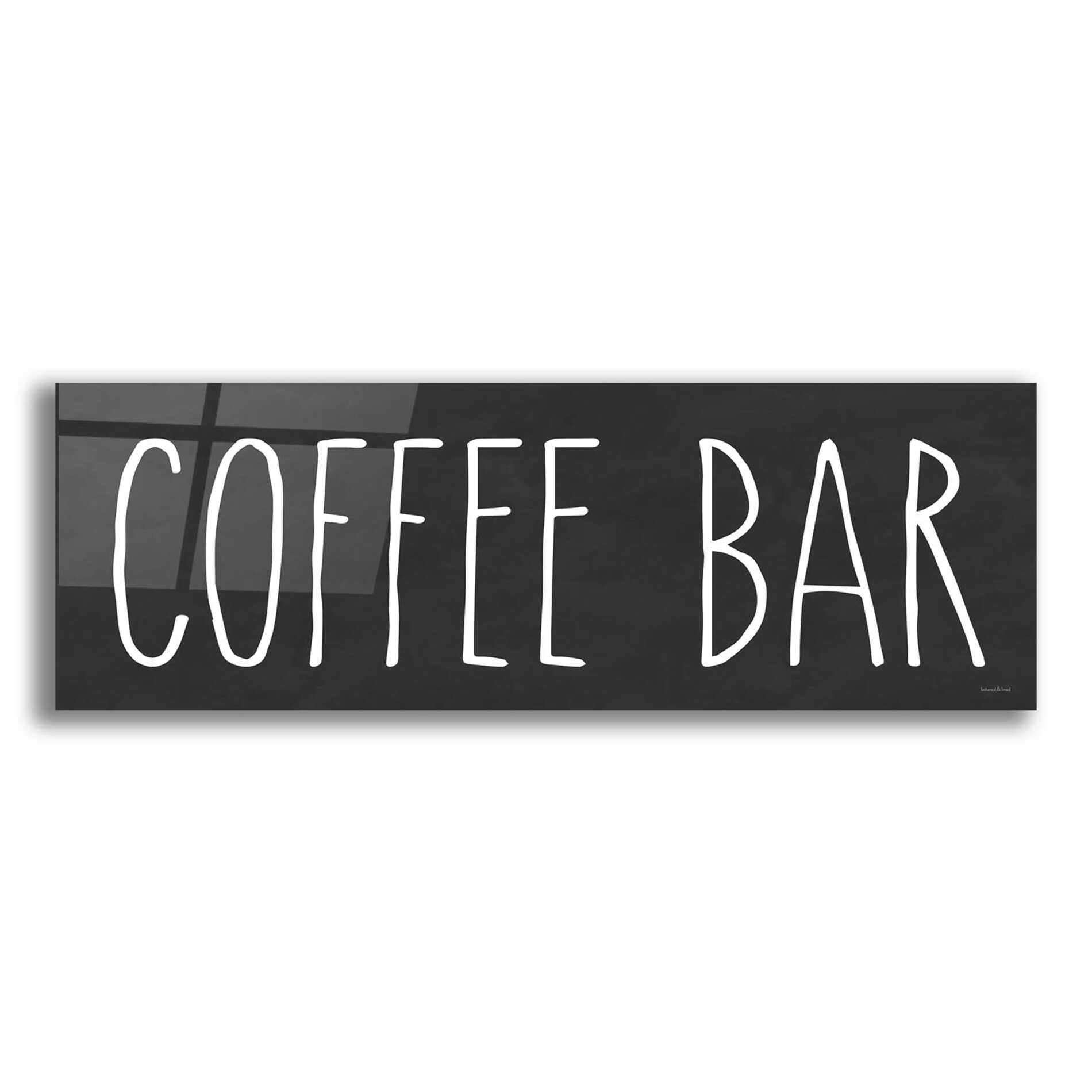 Epic Art 'COFFEE BAR' by lettered & lined, Acrylic Glass Wall Art
