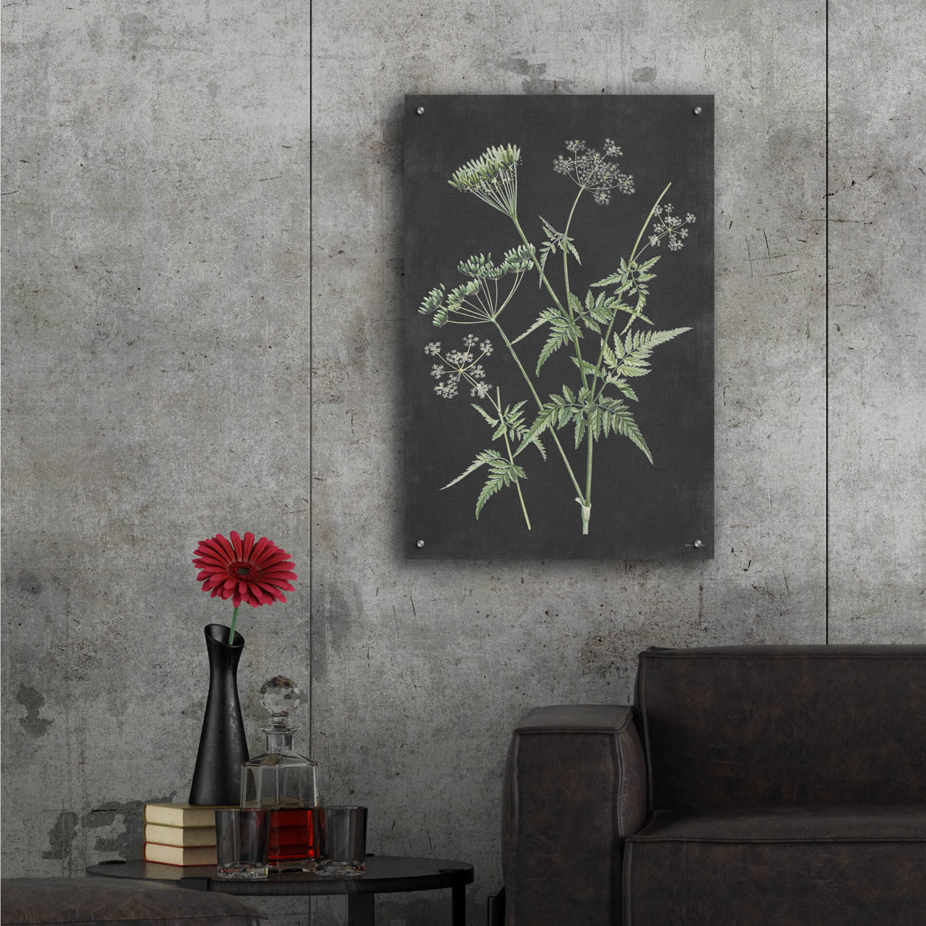 Epic Art 'Chives' by lettered & lined, Acrylic Glass Wall Art,24x36