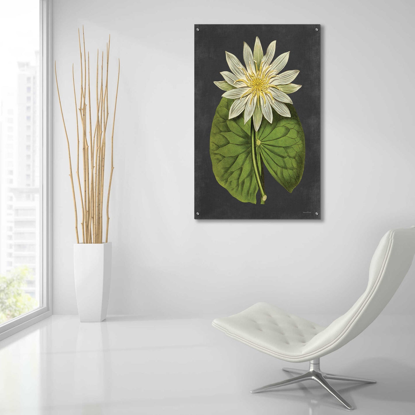 Epic Art 'Lily' by lettered & lined, Acrylic Glass Wall Art,24x36