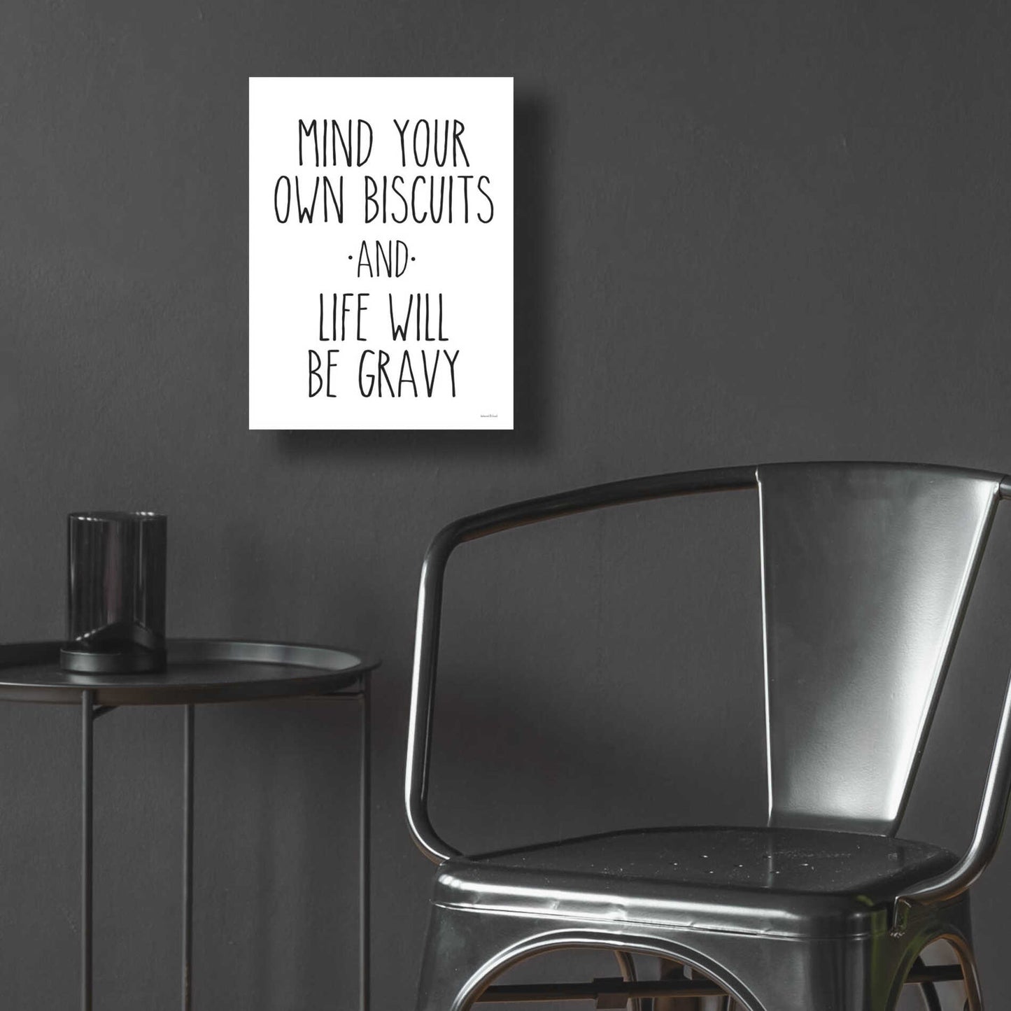 Epic Art 'Biscuits and Gravy' by lettered & lined, Acrylic Glass Wall Art,12x16
