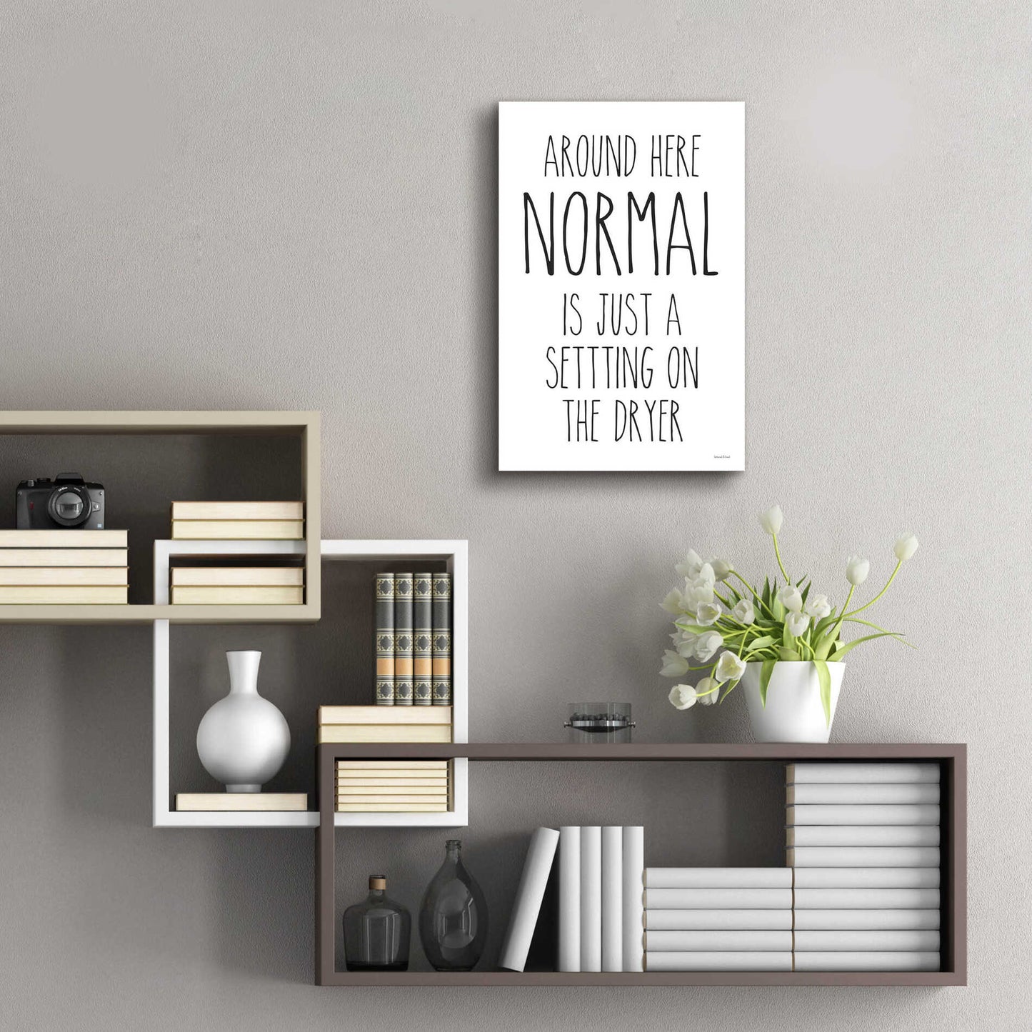 Epic Art 'Normal Dryer Setting' by lettered & lined, Acrylic Glass Wall Art,16x24