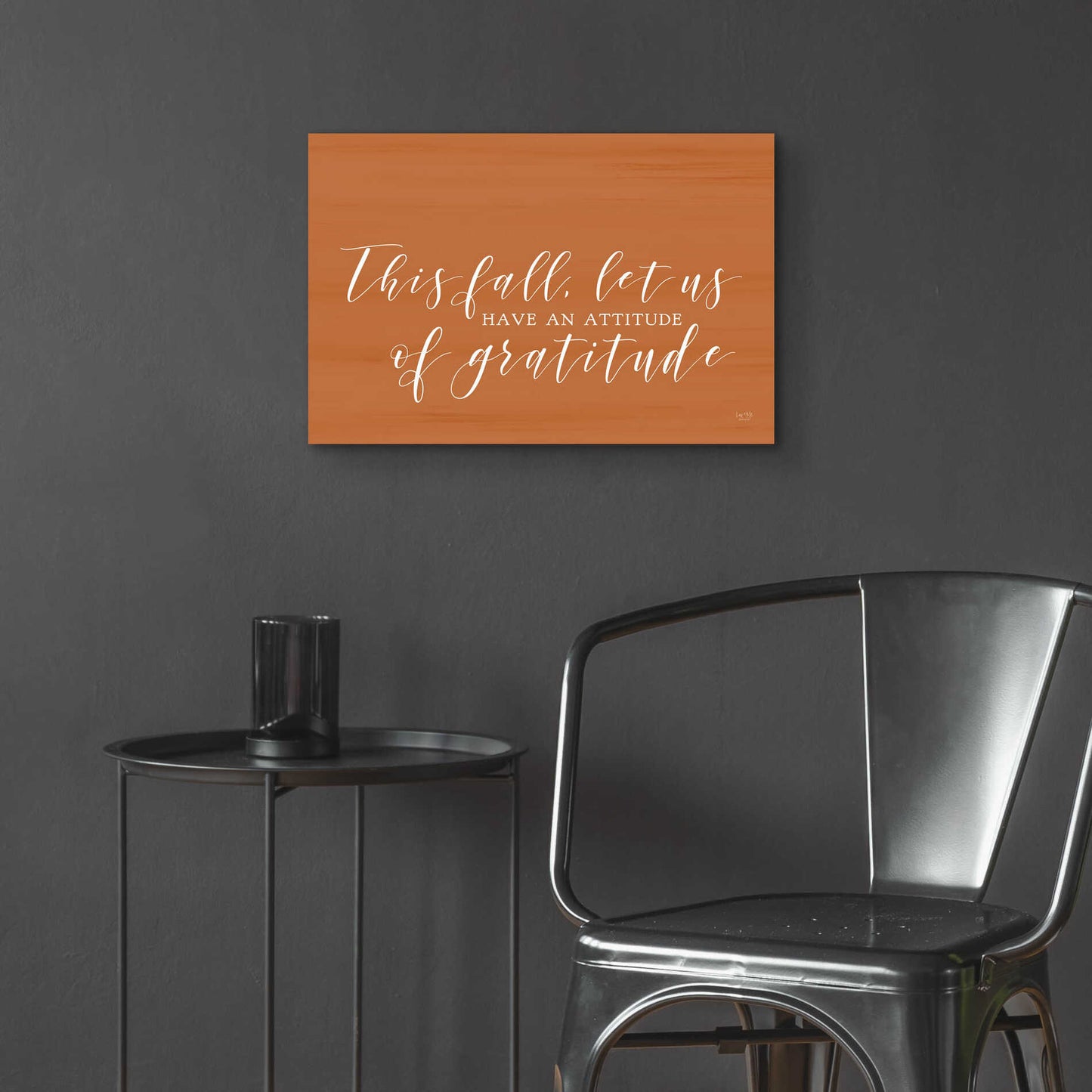 Epic Art 'Attitude of Gratitude' by Lux + Me Designs, Acrylic Glass Wall Art,24x16