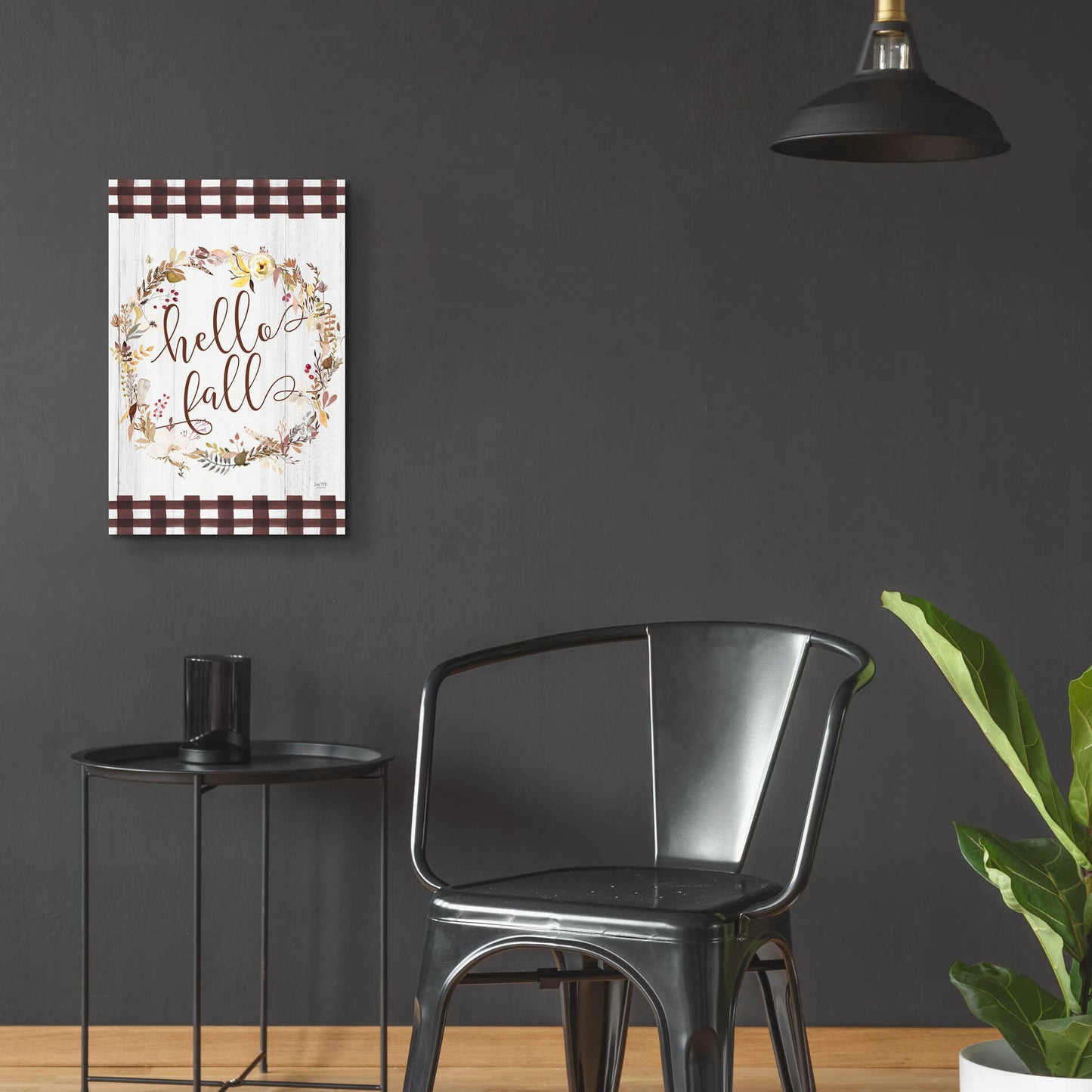 Epic Art 'Hello Fall' by Lux + Me Designs, Acrylic Glass Wall Art,16x24