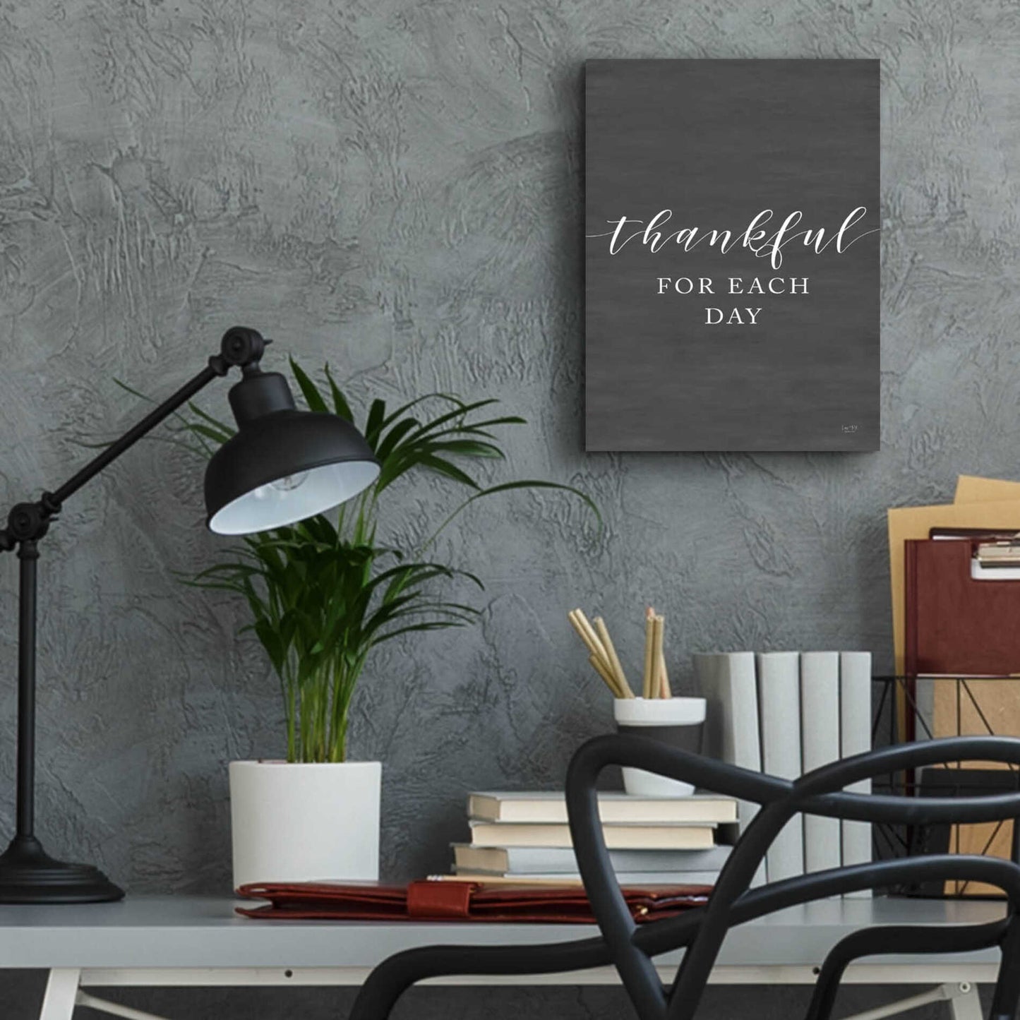 Epic Art 'Thankful for Each Day' by Lux + Me Designs, Acrylic Glass Wall Art,12x16