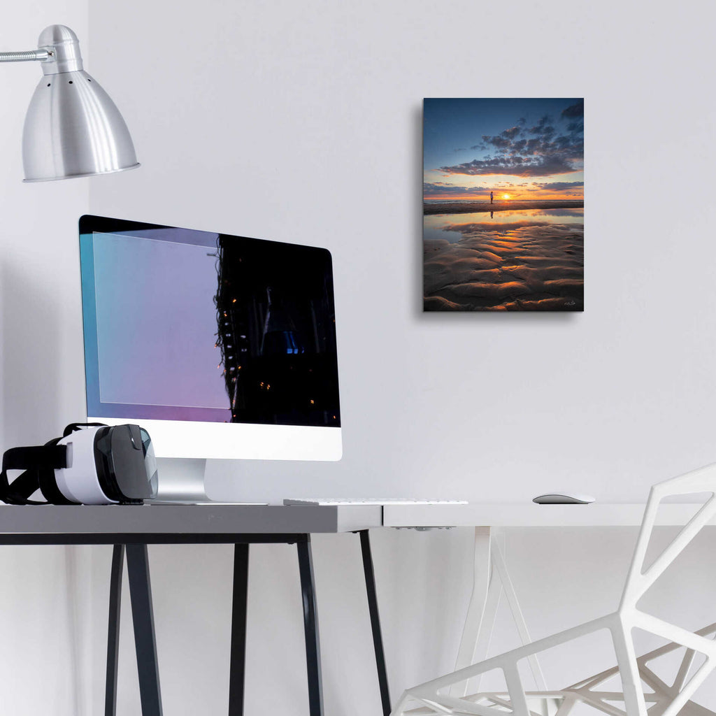 Epic Art 'Peaceful Sunset' by Martin Podt, Acrylic Glass Wall Art,12x16