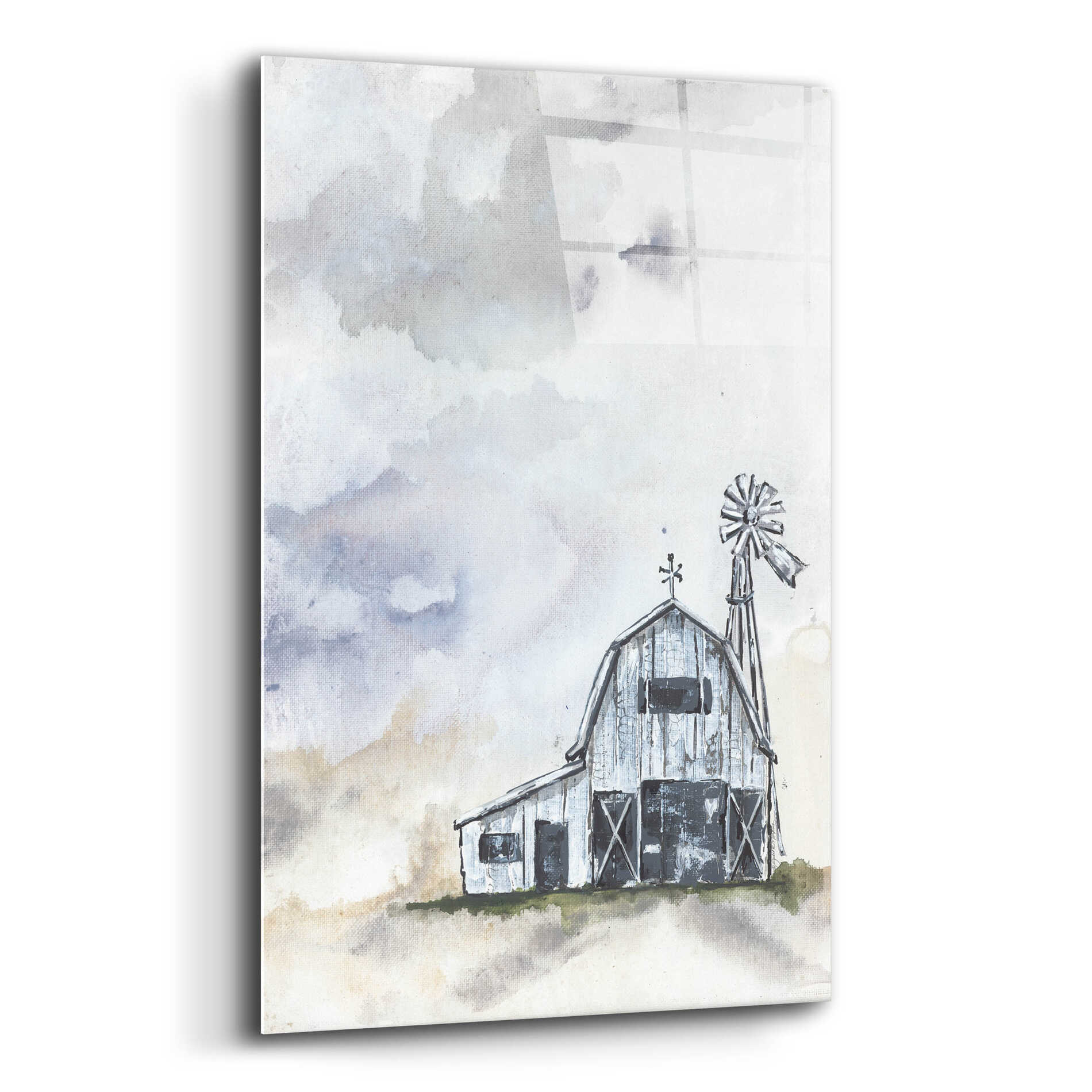 Epic Art 'Haven Mini Barn' by Julie Norkus, Acrylic Glass Wall Art,12x16