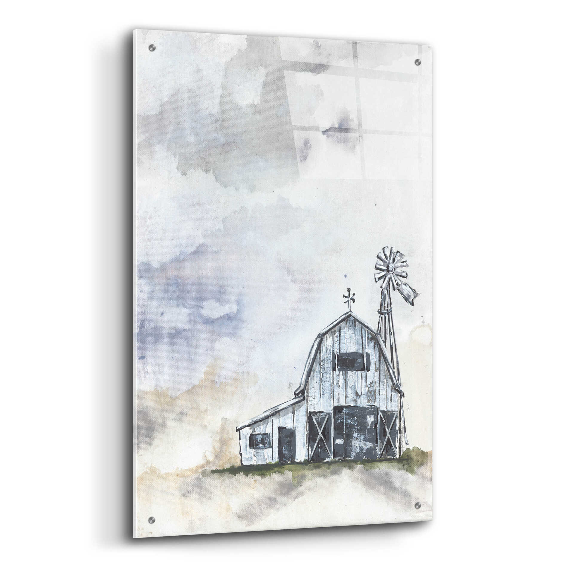 Epic Art 'Haven Mini Barn' by Julie Norkus, Acrylic Glass Wall Art,24x36