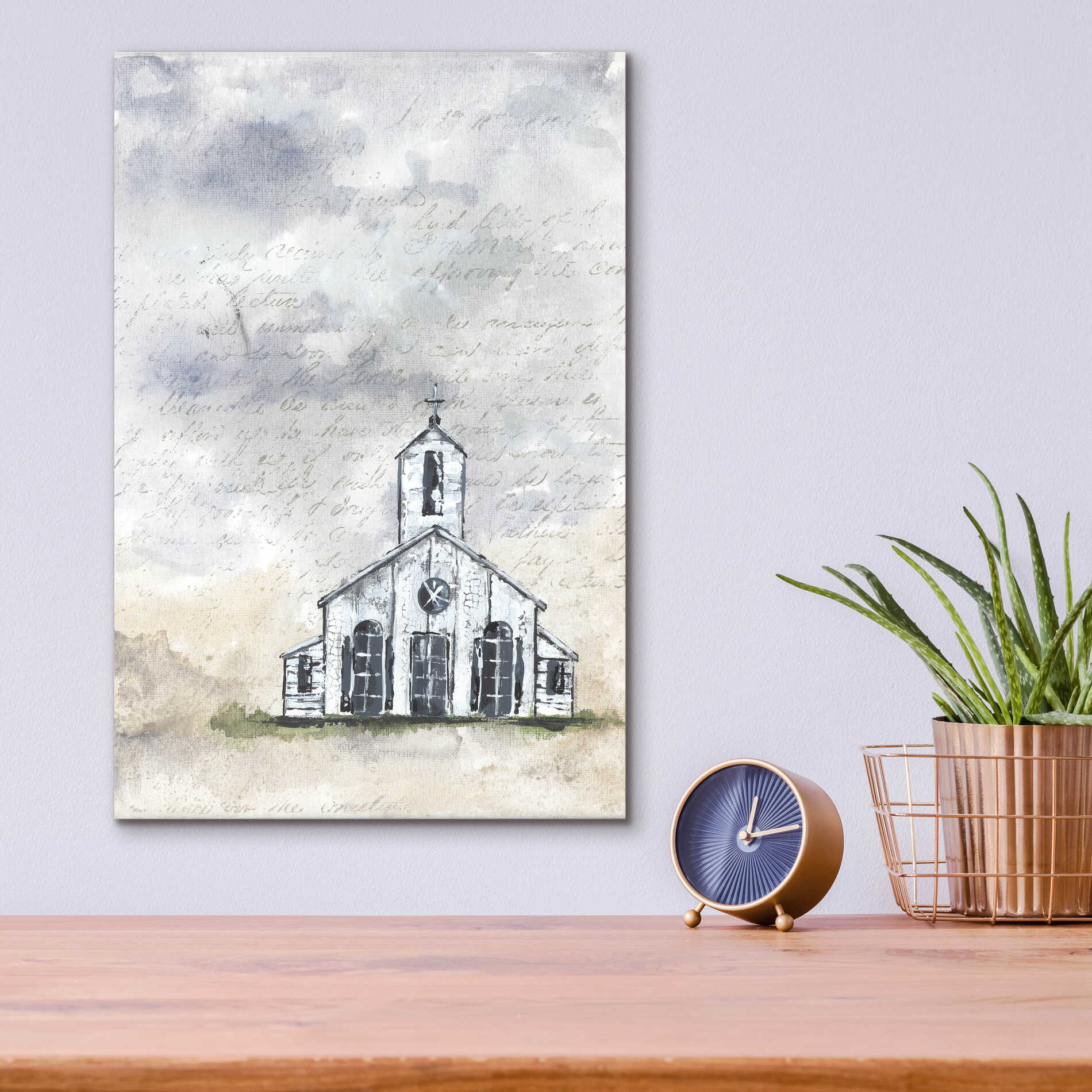 Epic Art 'Haven Mini Worship' by Julie Norkus, Acrylic Glass Wall Art,12x16