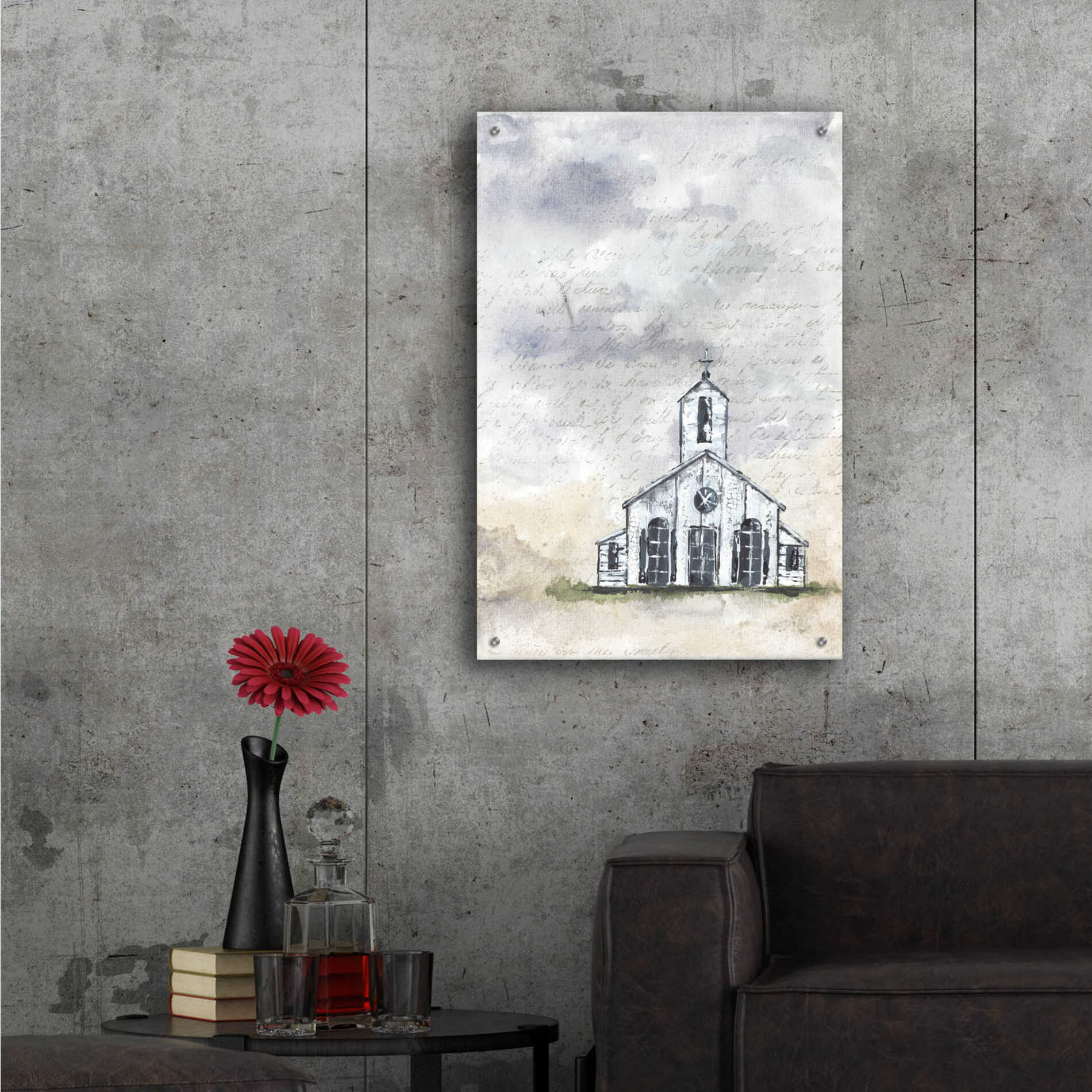 Epic Art 'Haven Mini Worship' by Julie Norkus, Acrylic Glass Wall Art,24x36