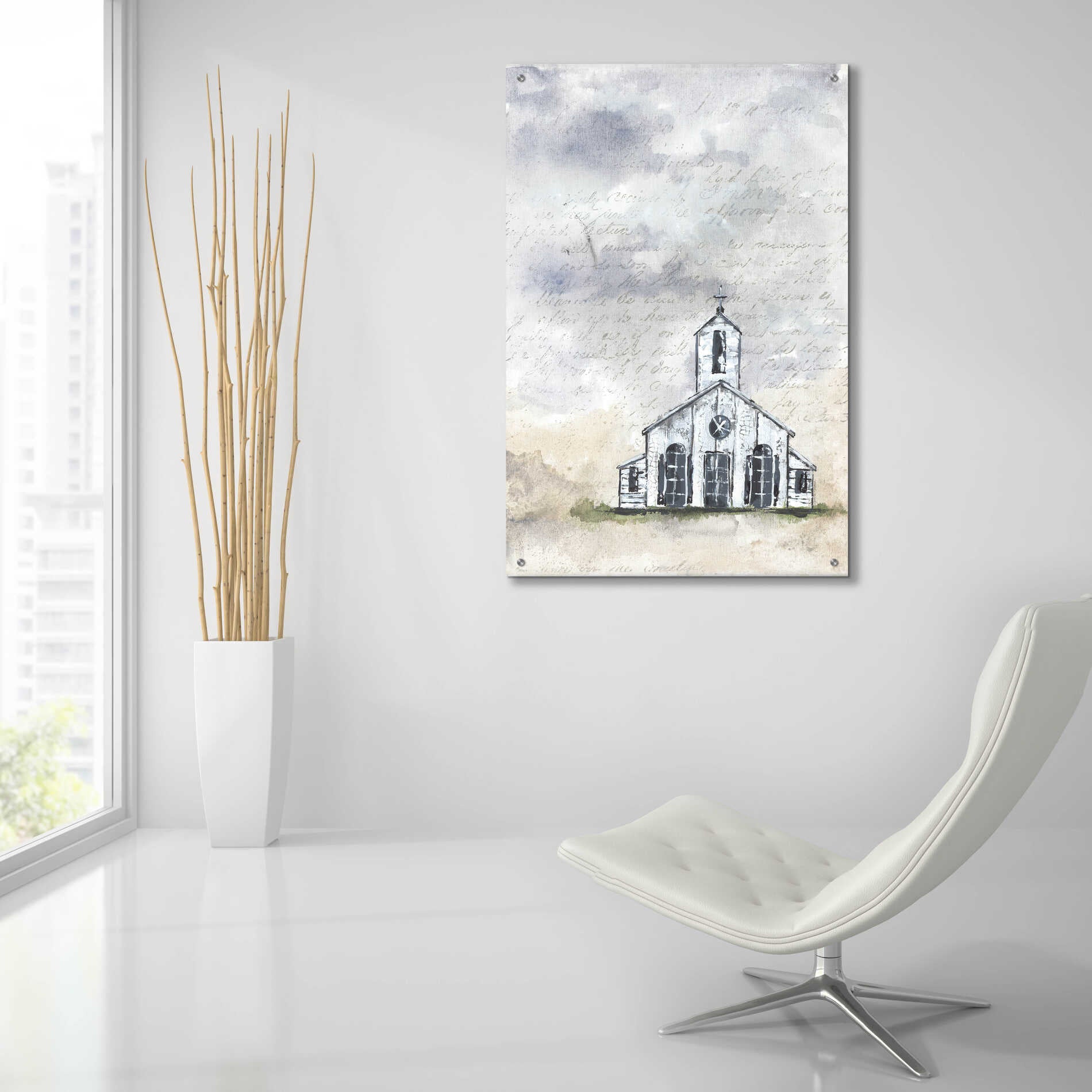 Epic Art 'Haven Mini Worship' by Julie Norkus, Acrylic Glass Wall Art,24x36