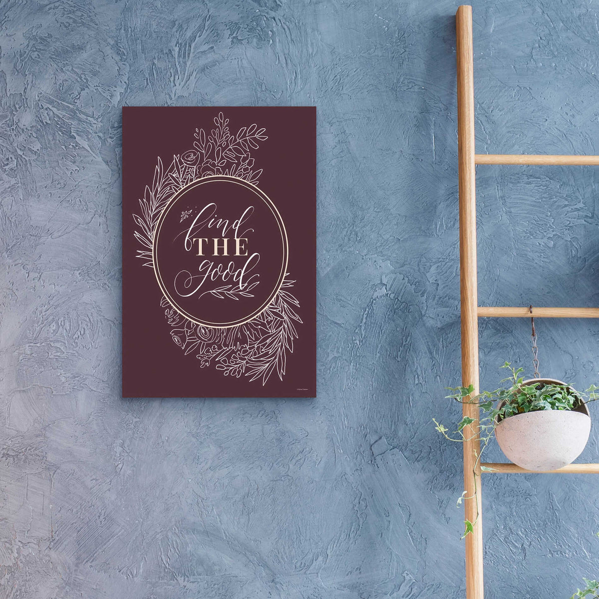 Epic Art 'Find the Good' by Rachel Nieman, Acrylic Glass Wall Art,16x24
