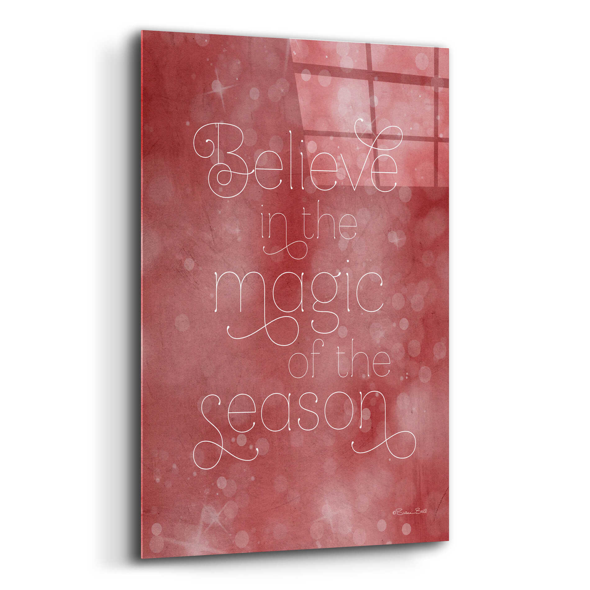 Epic Art 'Believe in the Magic' by Susan Ball, Acrylic Glass Wall Art,12x16