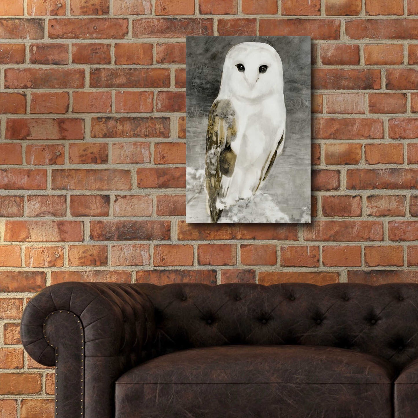Epic Art 'Snowy Owl 1' by Stellar Design Studio, Acrylic Glass Wall Art,16x24