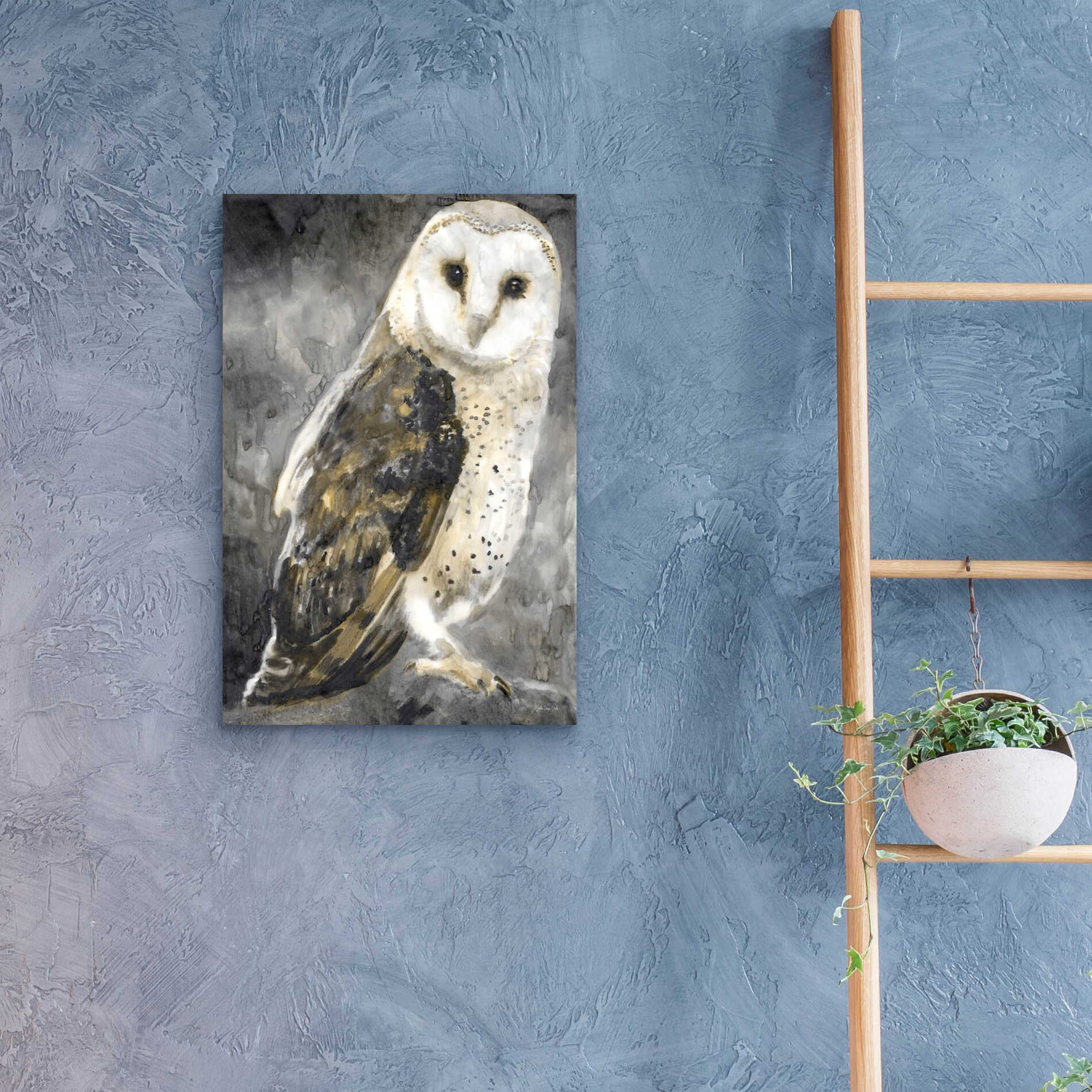 Epic Art 'Snowy Owl 2' by Stellar Design Studio, Acrylic Glass Wall Art,16x24