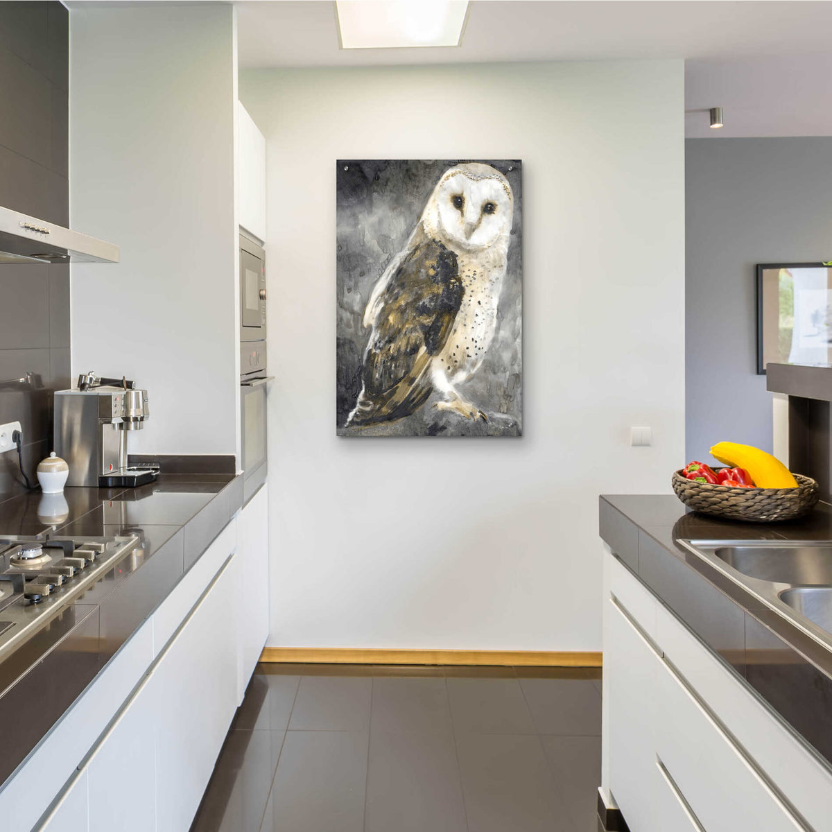 Epic Art 'Snowy Owl 2' by Stellar Design Studio, Acrylic Glass Wall Art,24x36