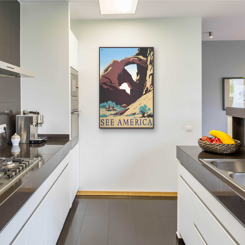 Epic Art 'See America' by Stellar Design Studio, Acrylic Glass Wall Art,24x36