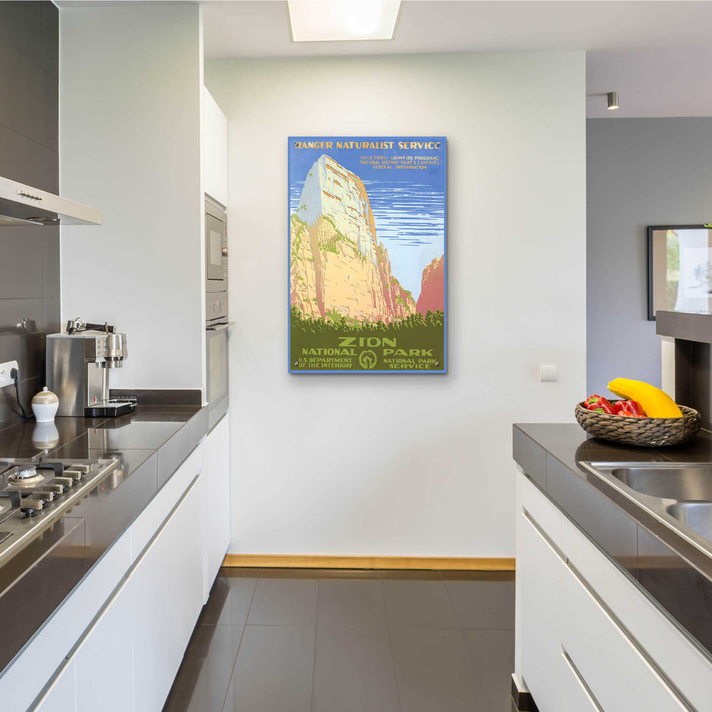 Epic Art 'Zion National Park' by Stellar Design Studio, Acrylic Glass Wall Art,24x36