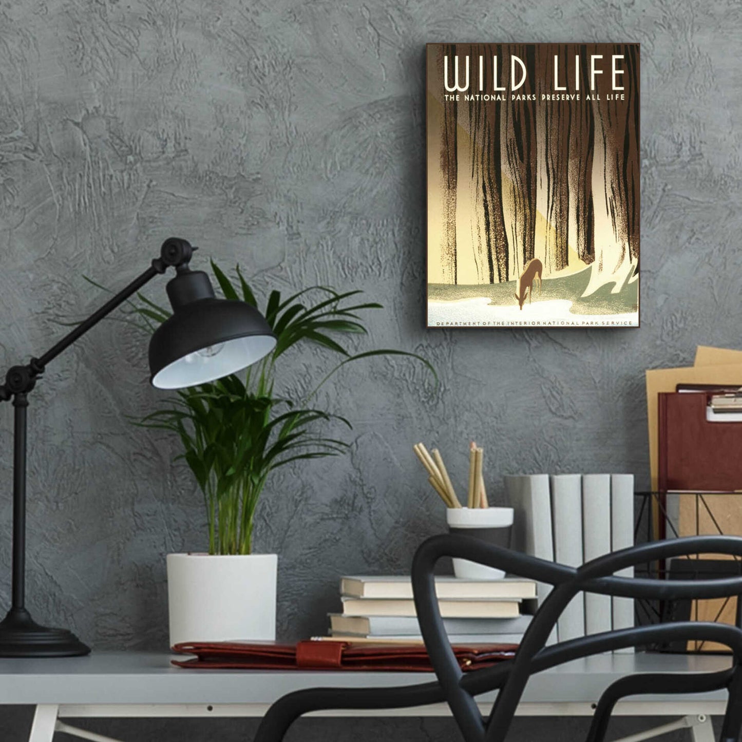 Epic Art 'Wild Life' by Stellar Design Studio, Acrylic Glass Wall Art,12x16