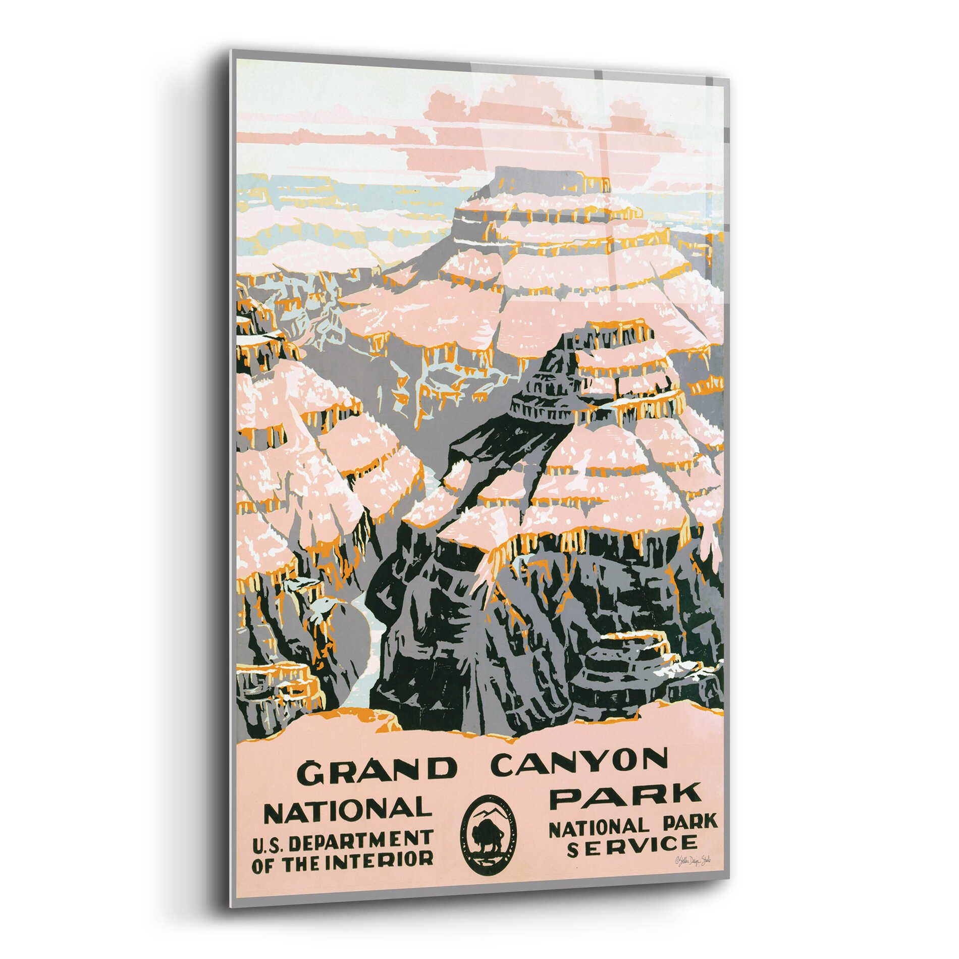 Epic Art 'Grand Canyon' by Stellar Design Studio, Acrylic Glass Wall Art,12x16