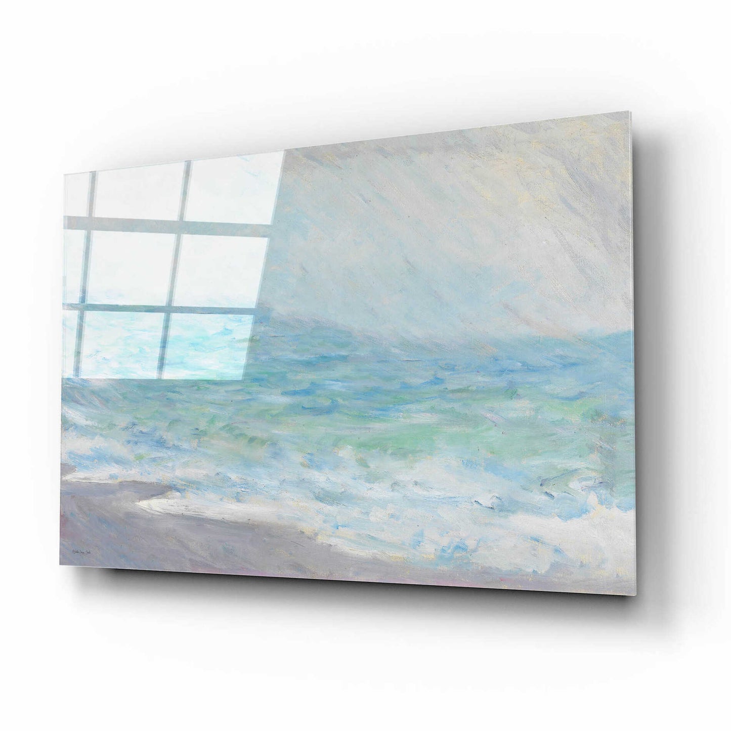 Epic Art 'Crashing Waves' by Stellar Design Studio, Acrylic Glass Wall Art,16x12