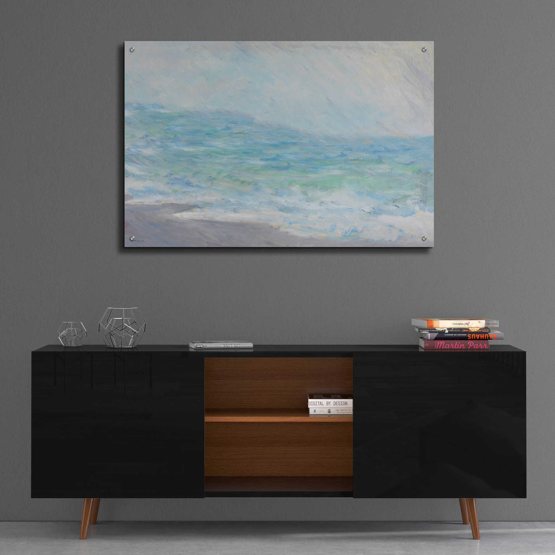 Epic Art 'Crashing Waves' by Stellar Design Studio, Acrylic Glass Wall Art,36x24