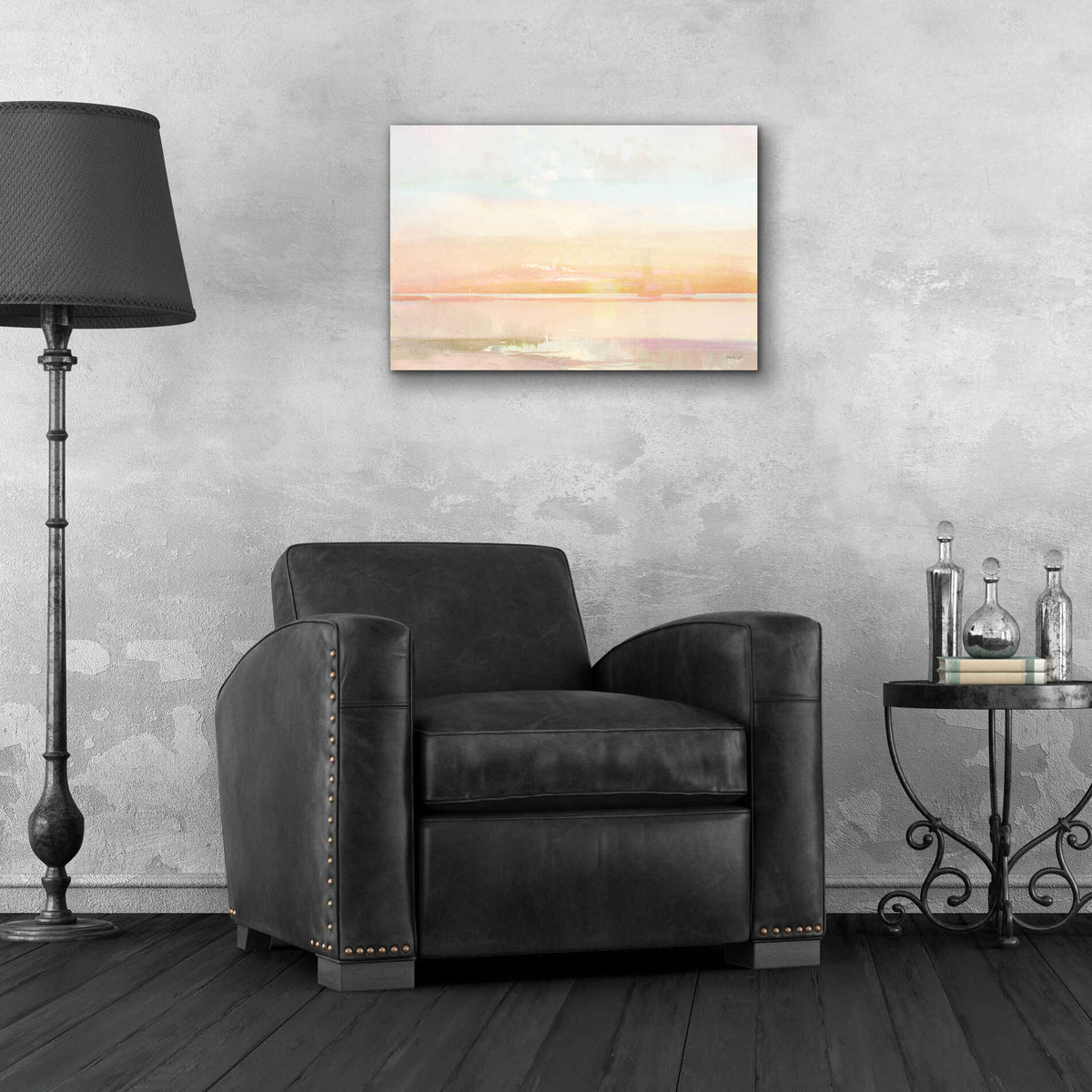 Epic Art 'Peaceful Shore 1' by Stellar Design Studio, Acrylic Glass Wall Art,24x16