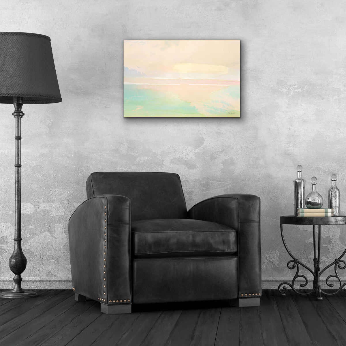 Epic Art 'Peaceful Shore 2' by Stellar Design Studio, Acrylic Glass Wall Art,24x16