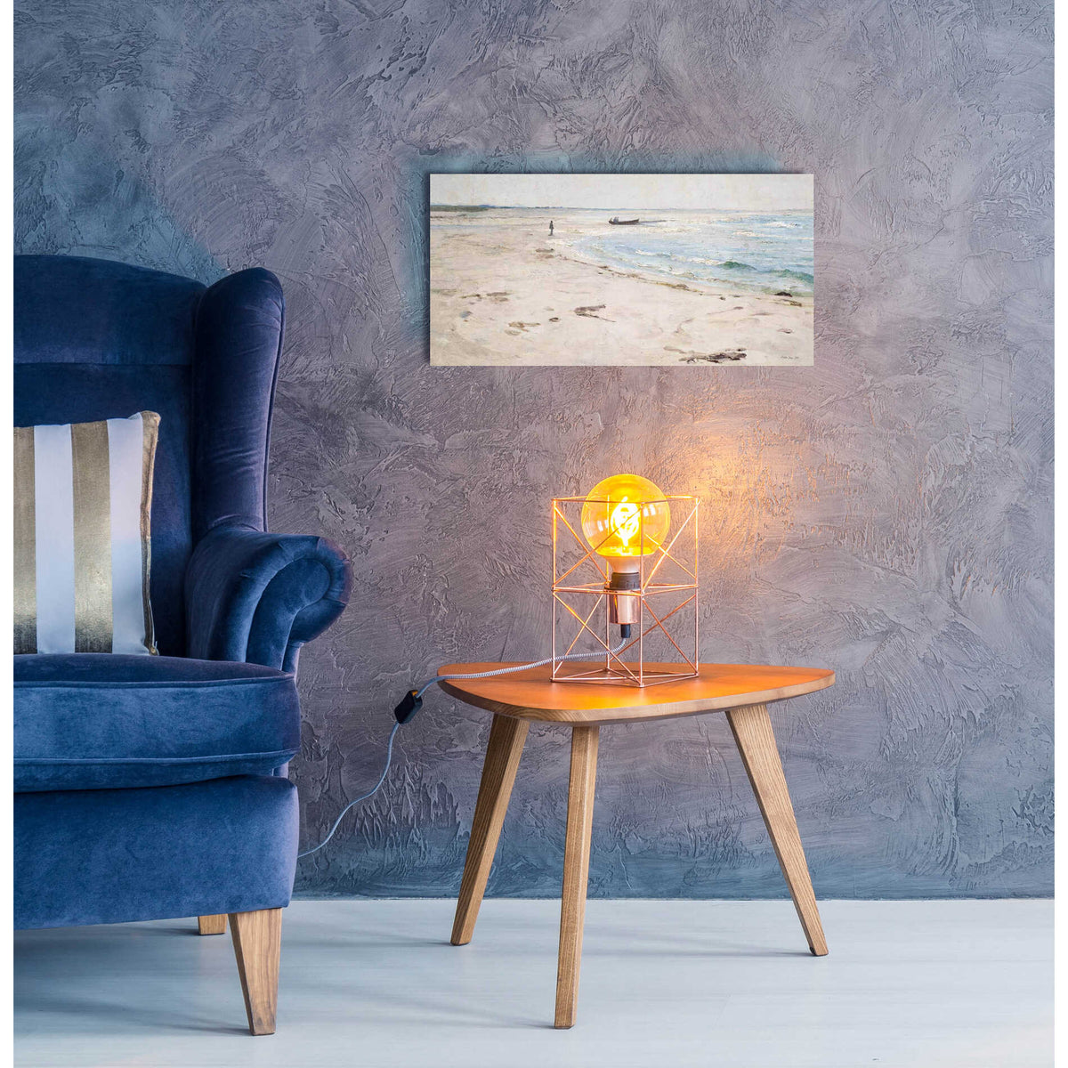 Epic Art 'From the Beach' by Stellar Design Studio, Acrylic Glass Wall Art,24x12