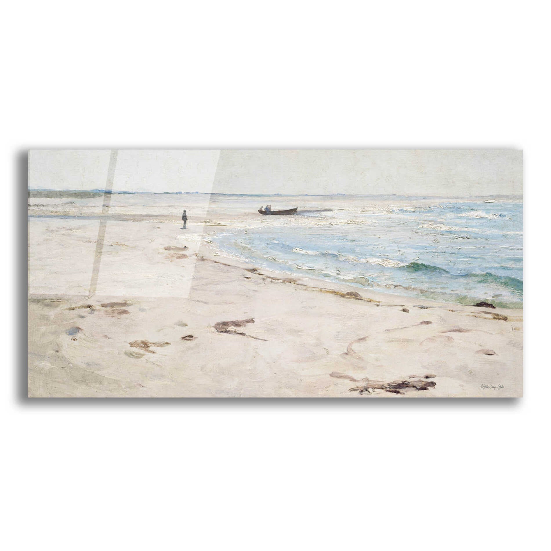 Epic Art 'From the Beach' by Stellar Design Studio, Acrylic Glass Wall Art,24x12