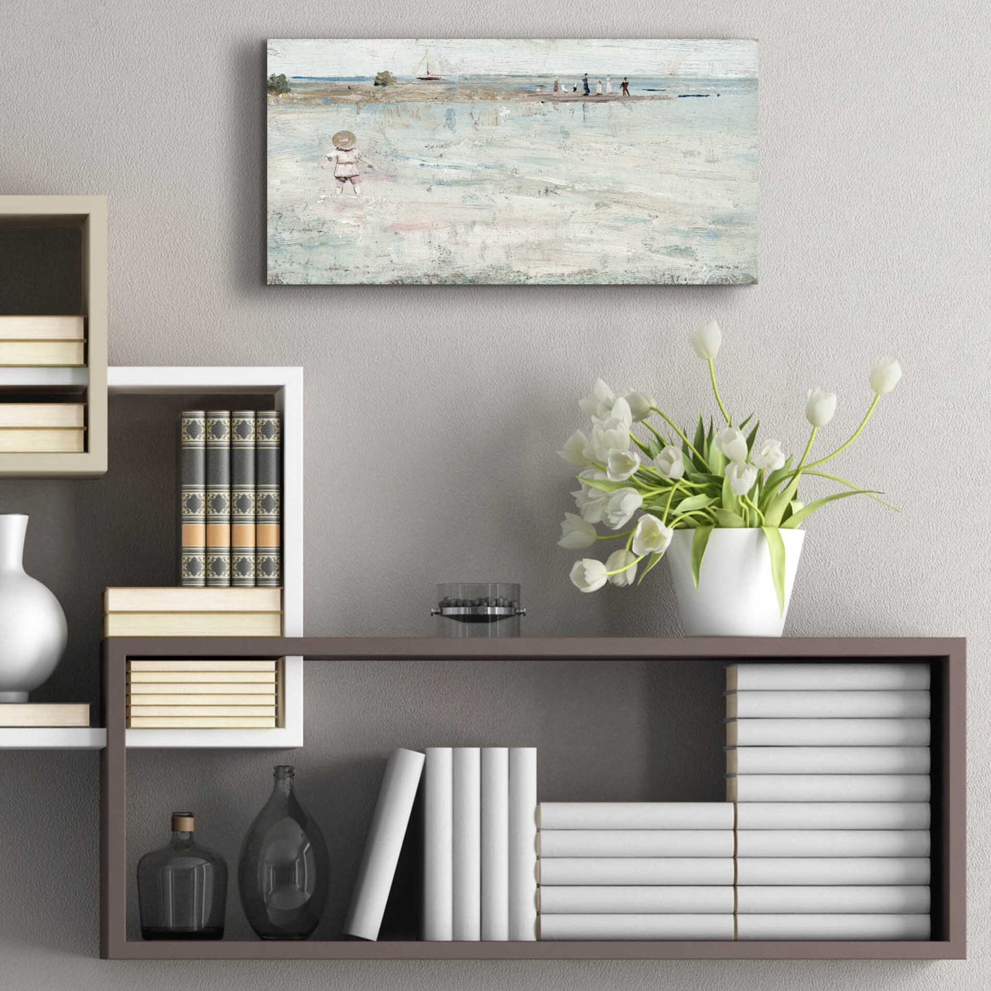 Epic Art 'Ricketts Point' by Stellar Design Studio, Acrylic Glass Wall Art,24x12